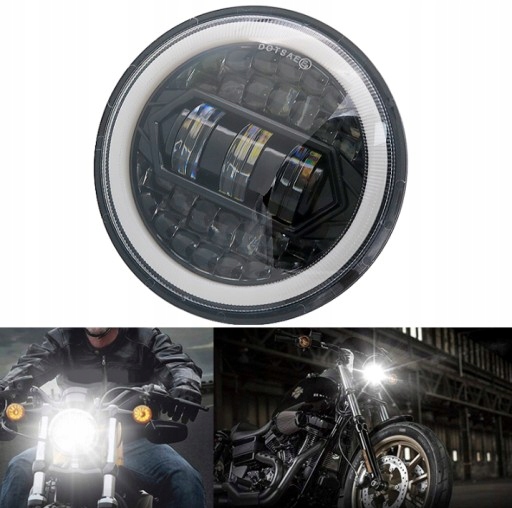 REFLEKTOR LAMPA LED PRZEDNIA HOMOLOGACJA MOTOCYKL Producent inny