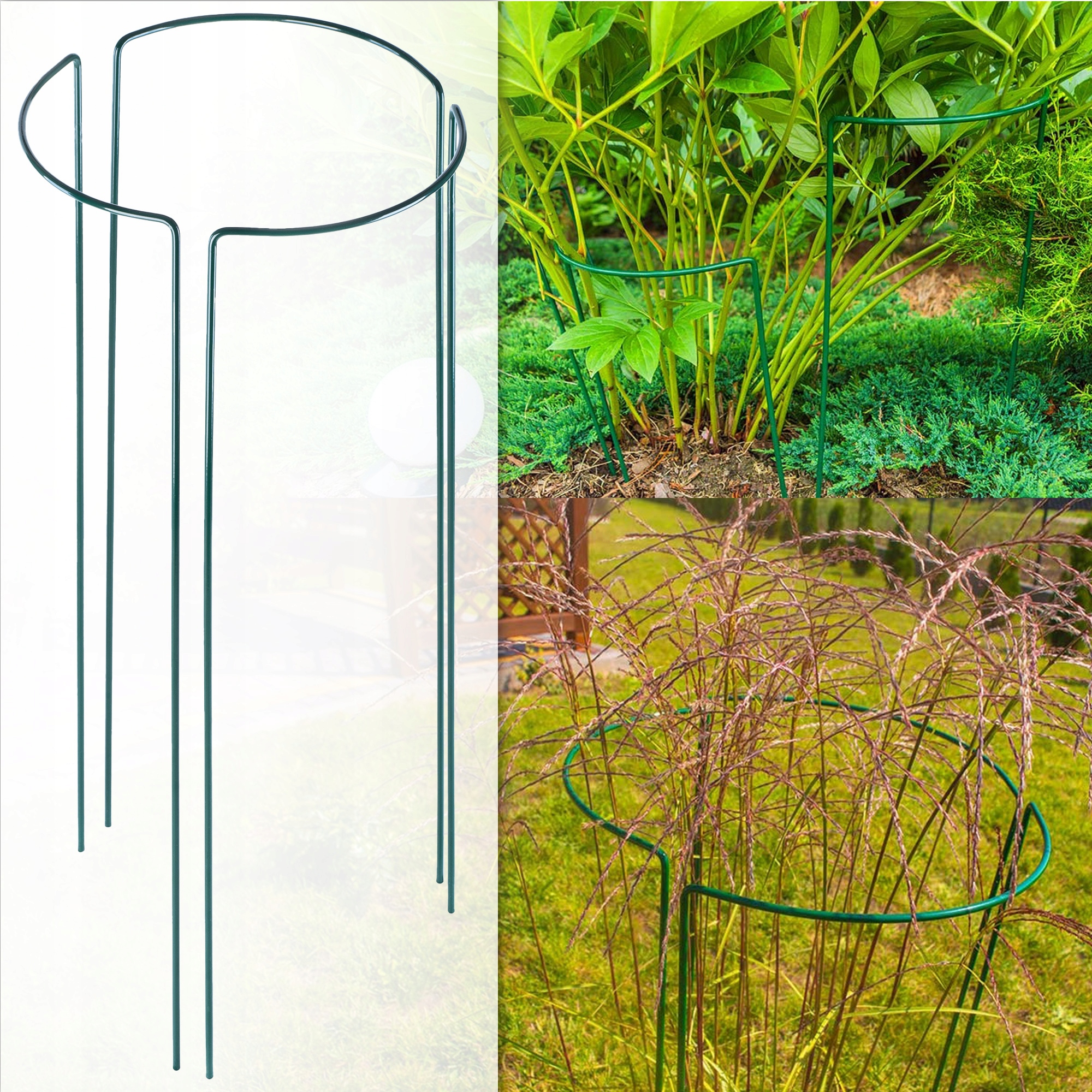 OBEJMA PODPORA STALOWA NA KWIATY RÓŻE 3szt 115cm EAN (GTIN) 5903699404195