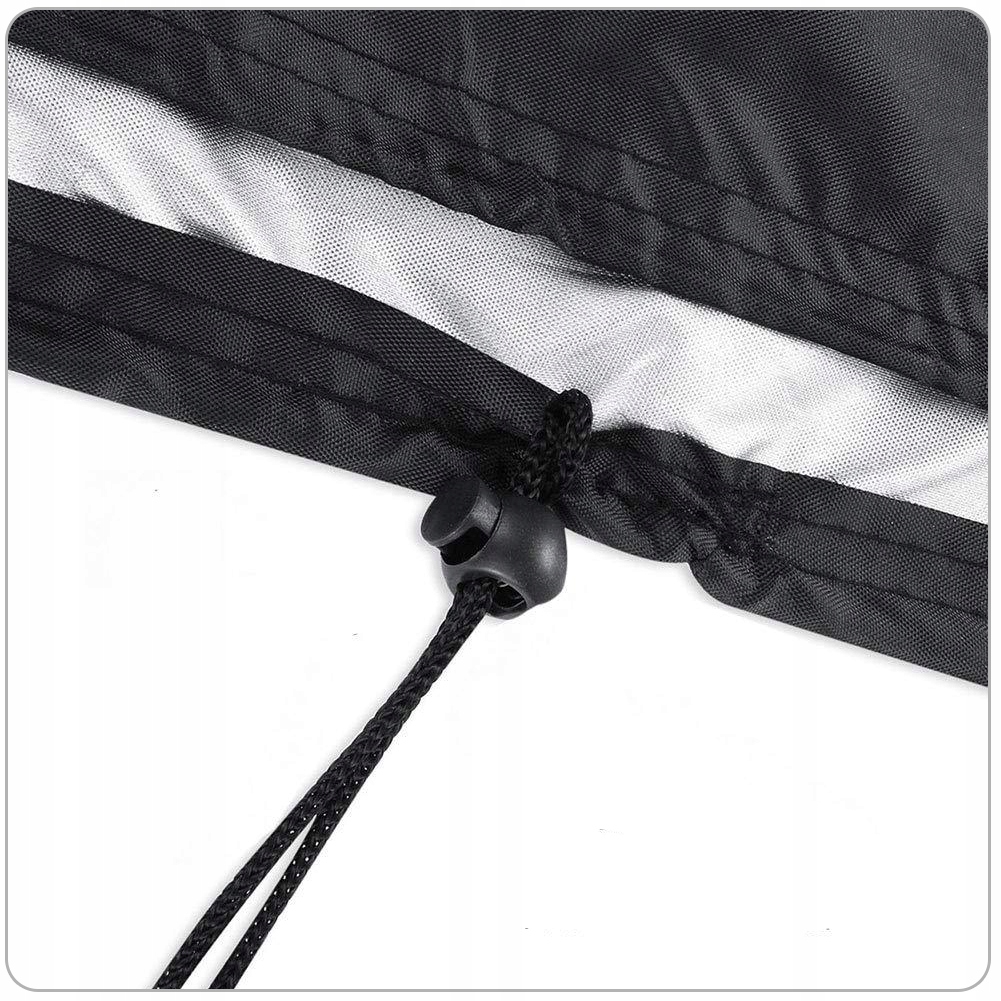 DUŻY POKROWIEC XXL OSŁONA NA GRILL GRILLA WODOODPORNY 145x61x117cm +ETUI Długość 124 cm