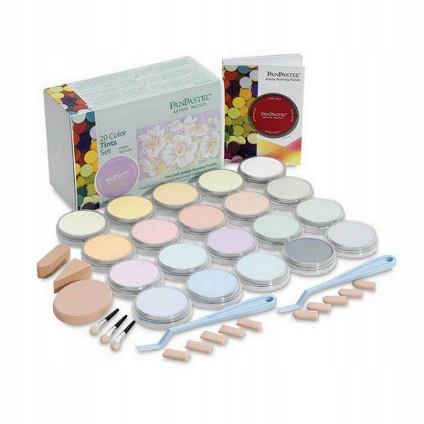 Sada 20 pastelů světlých Tints PanPastel