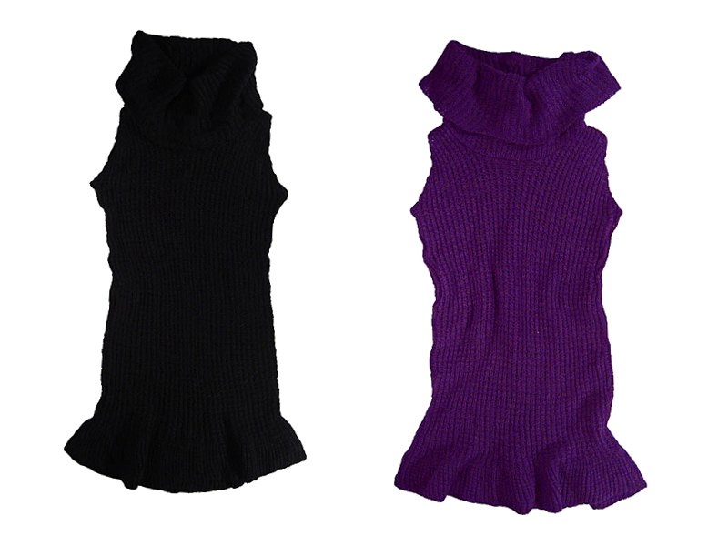 SUKIENKA WŁOSKA CIEPŁA TUNIKA SWETER GOLF SZALOWY