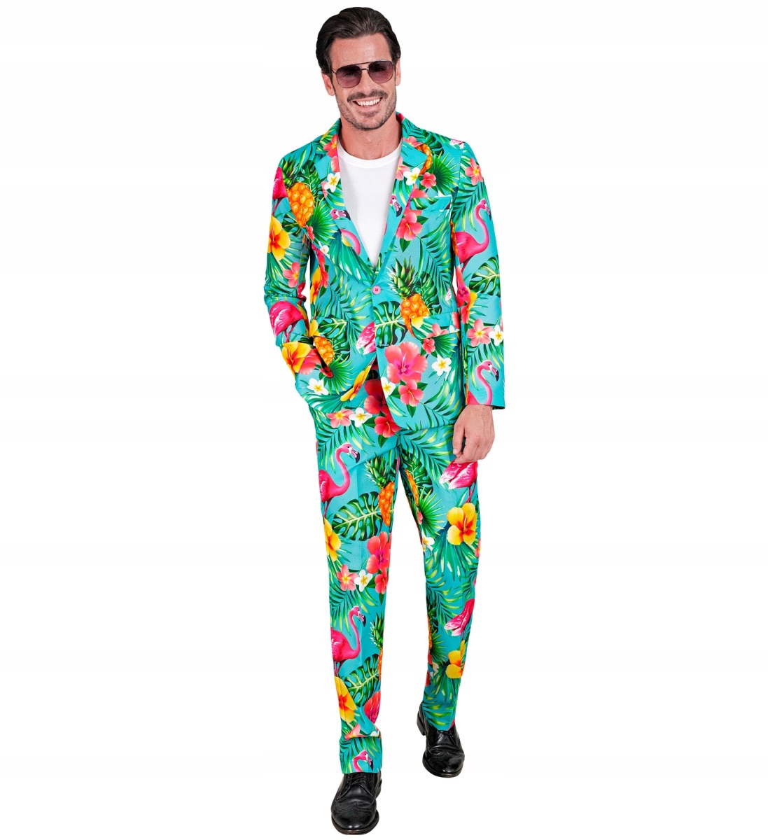 Kostým Oblek Plameňáci Havaj Trapický Karneval XL