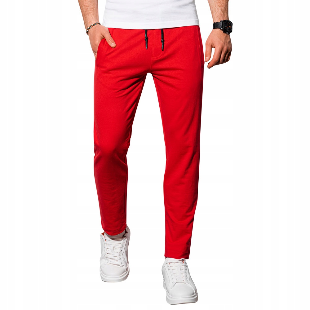 

Spodnie męskie dresowe P950 czerwone XL