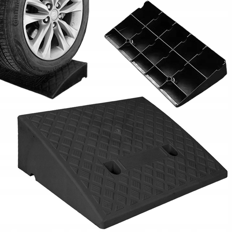 Obrubníková Příjezdová Cesta Pod Obrubník Černá Automobilová Rampa 15 CM