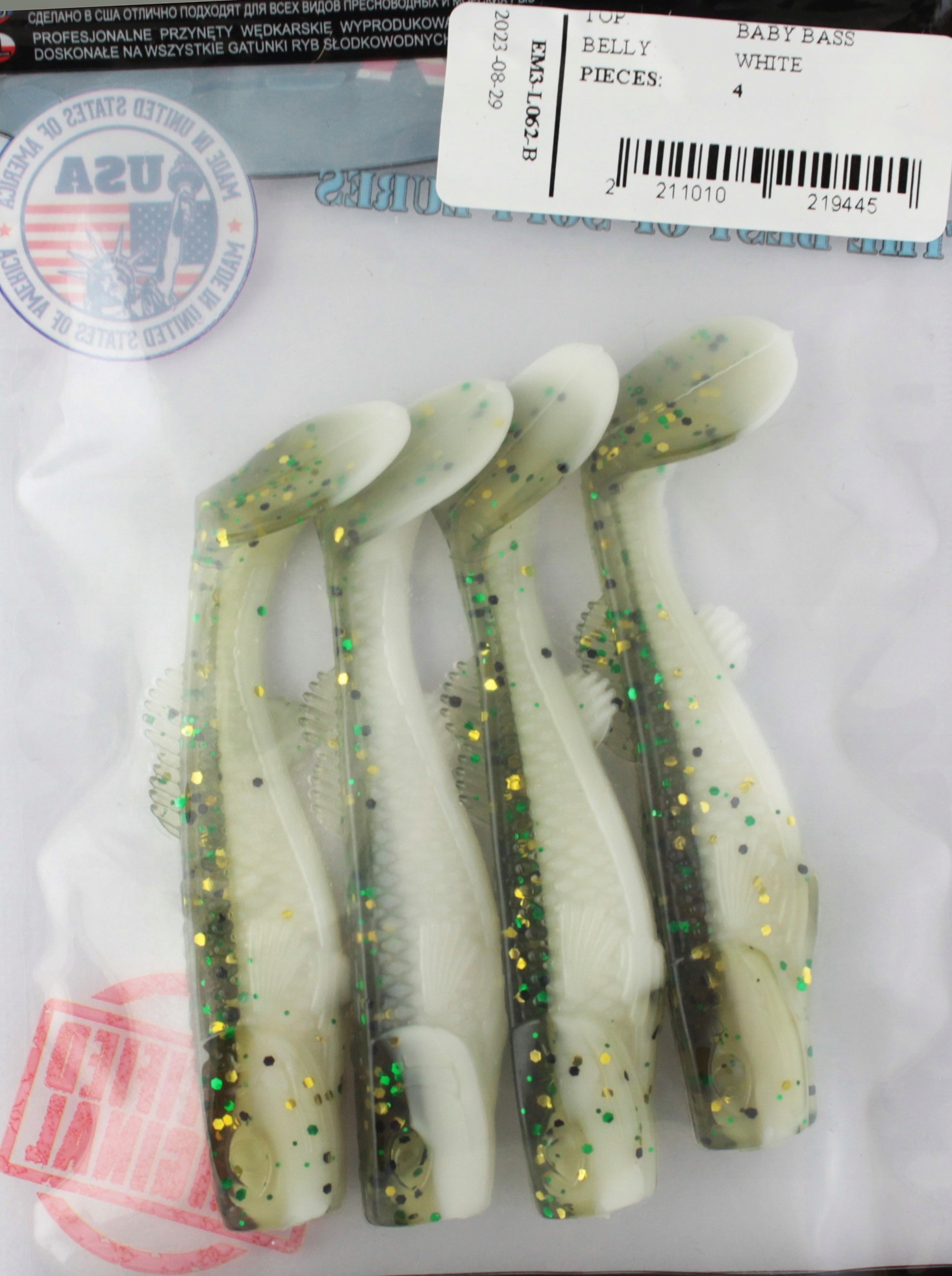 Przynęta Ripper Relax Kalifornia 3" Dł. około 7,5CM, 1szt *EM3-L062