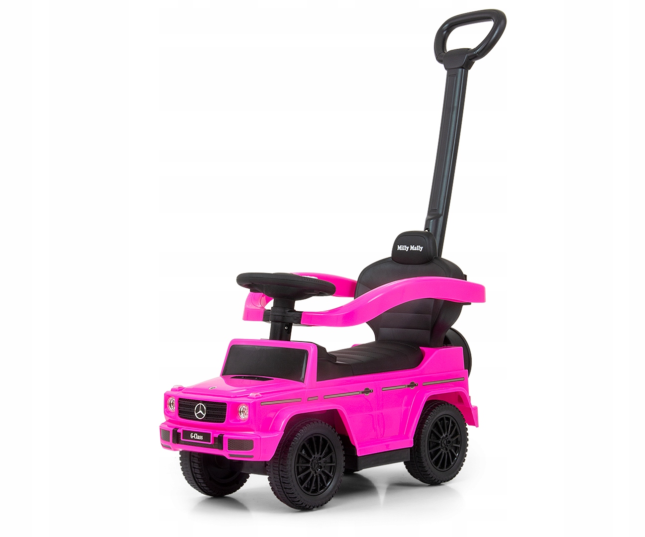 Milly Mally Pojazd z rączką Mercedes G350d Pink na roczek