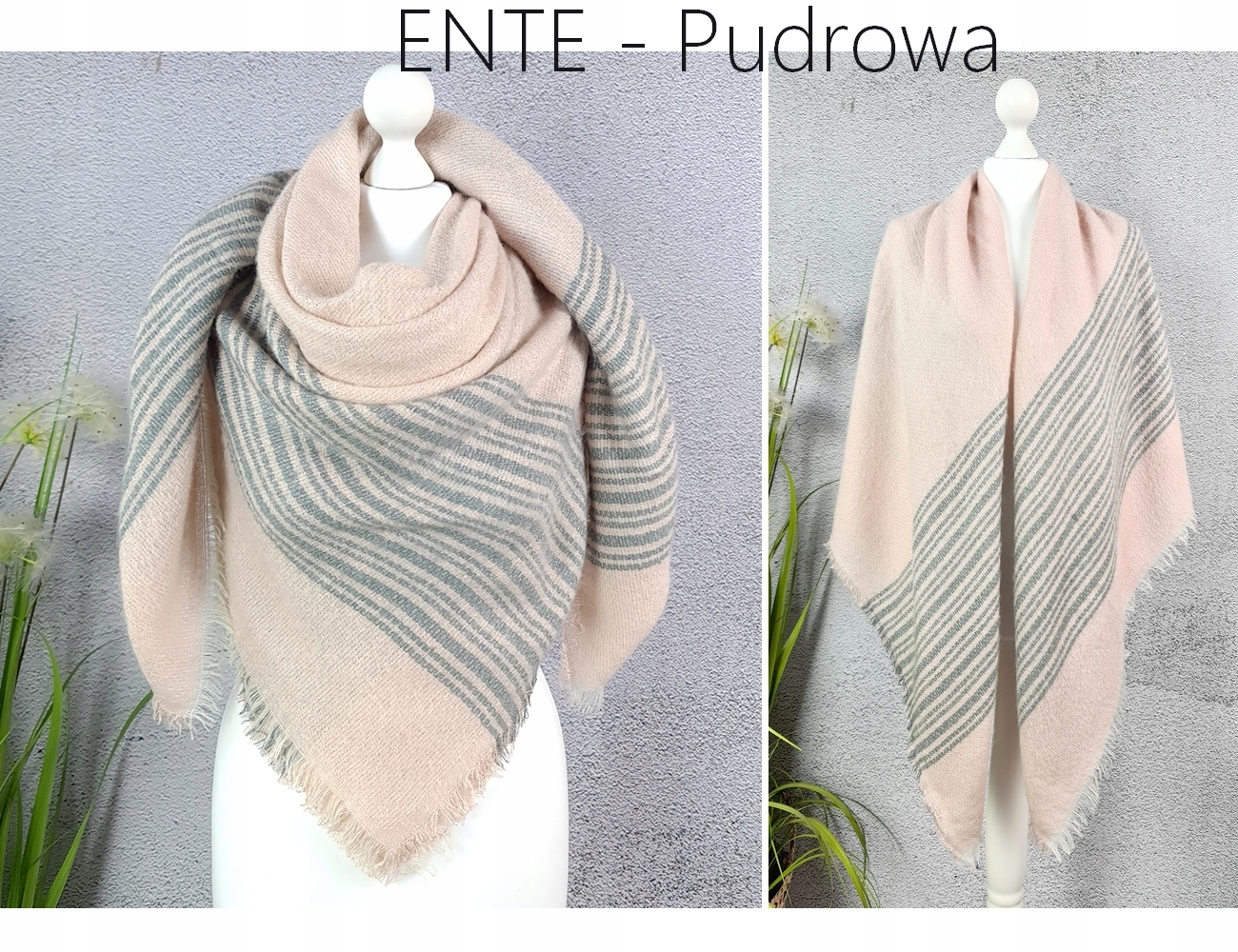 CHUSTA CIEPŁA DUŻA szal MAXI zimowa - DUŻO WZORÓW Cechy dodatkowe brak