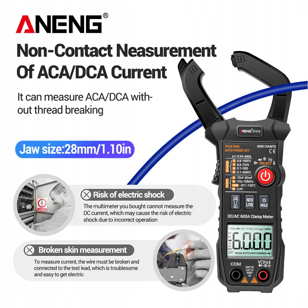 Multimetr elektryczny tester omomierz ręczny Kod producenta 687365