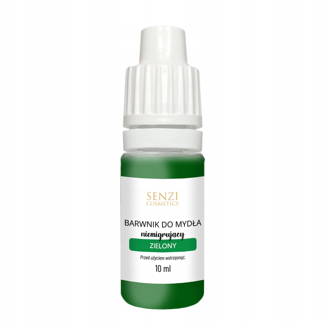 Barwnik Do Mydła Niemigrujący Barwnik do Bazy Mydlanej Zestaw 8x10ml Marka Senzi Cosmetics