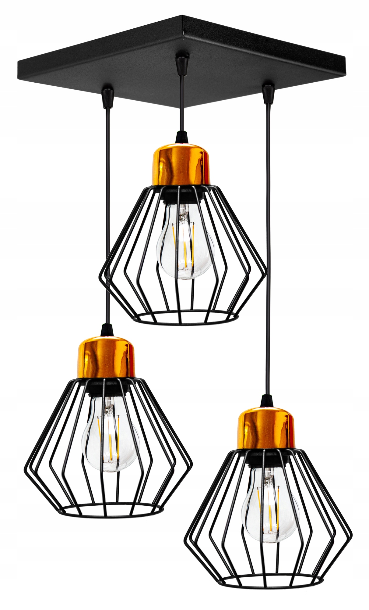 

Lampa Wisząca Sufitowa Żyrandol Loft Edison Led