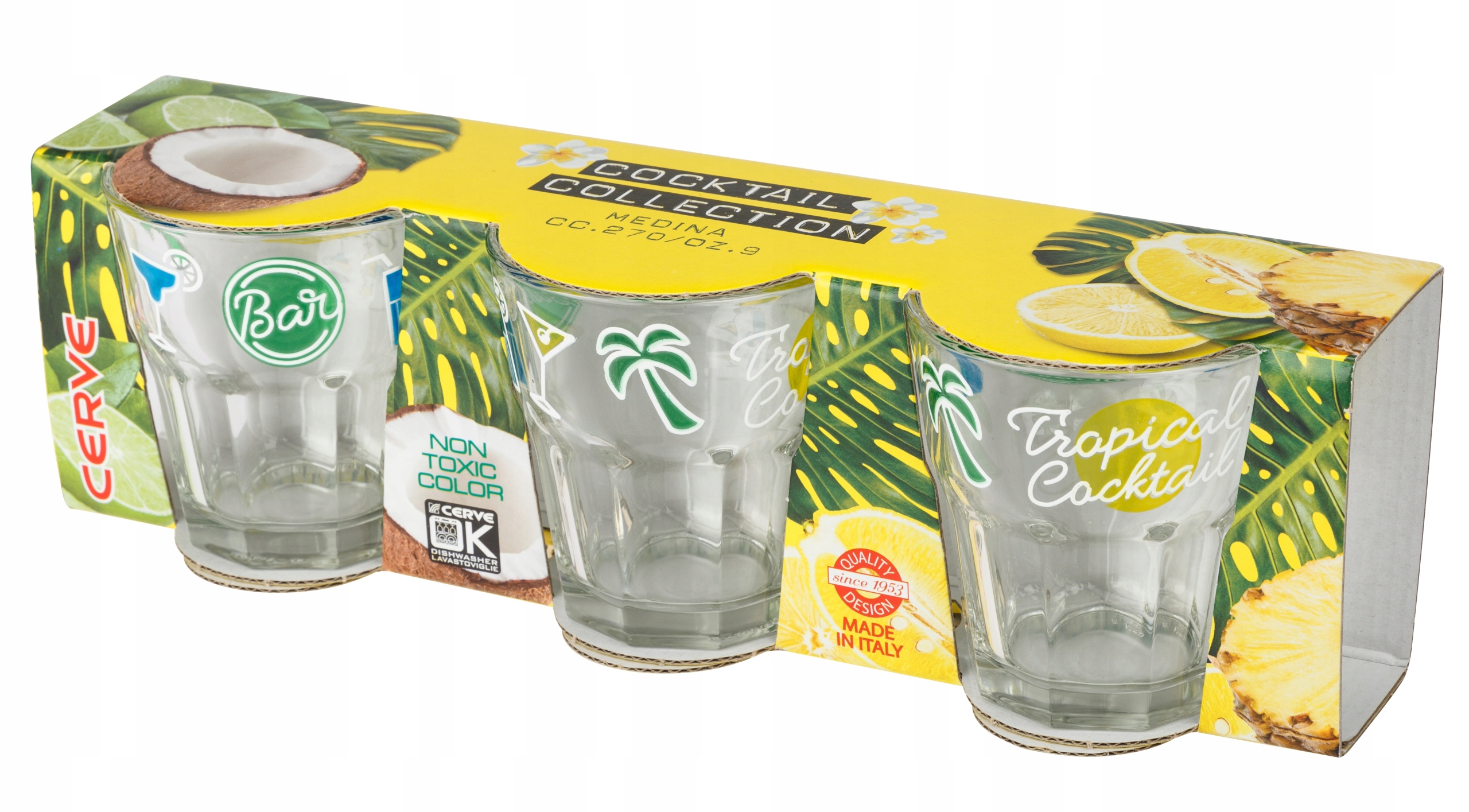 

Szklanki Niskie Do Napojów Tropic 296ML 3SZT