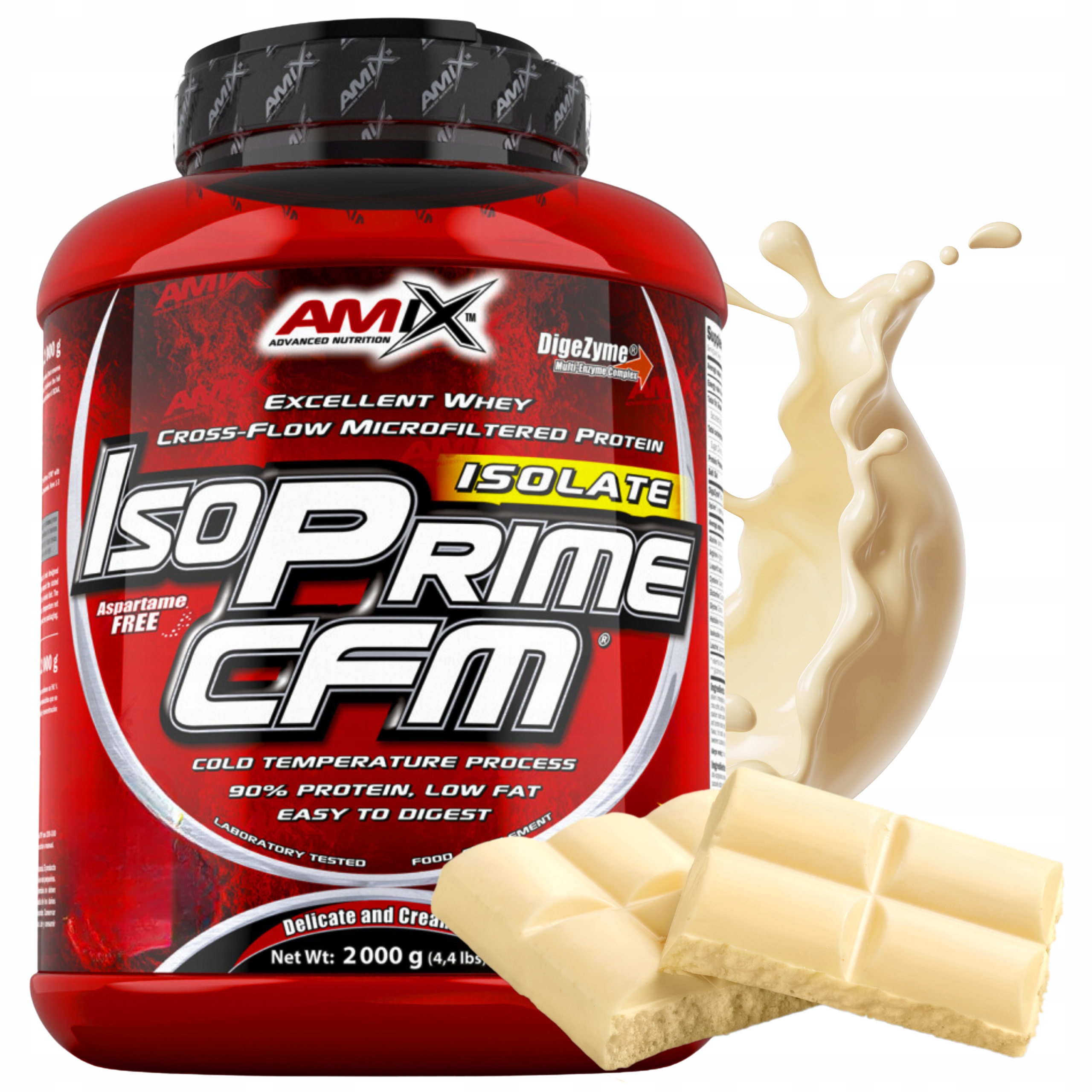 Protein Amix Iso Prime Cfm 2 kg Čisté Bílkoviny 90% Izolát