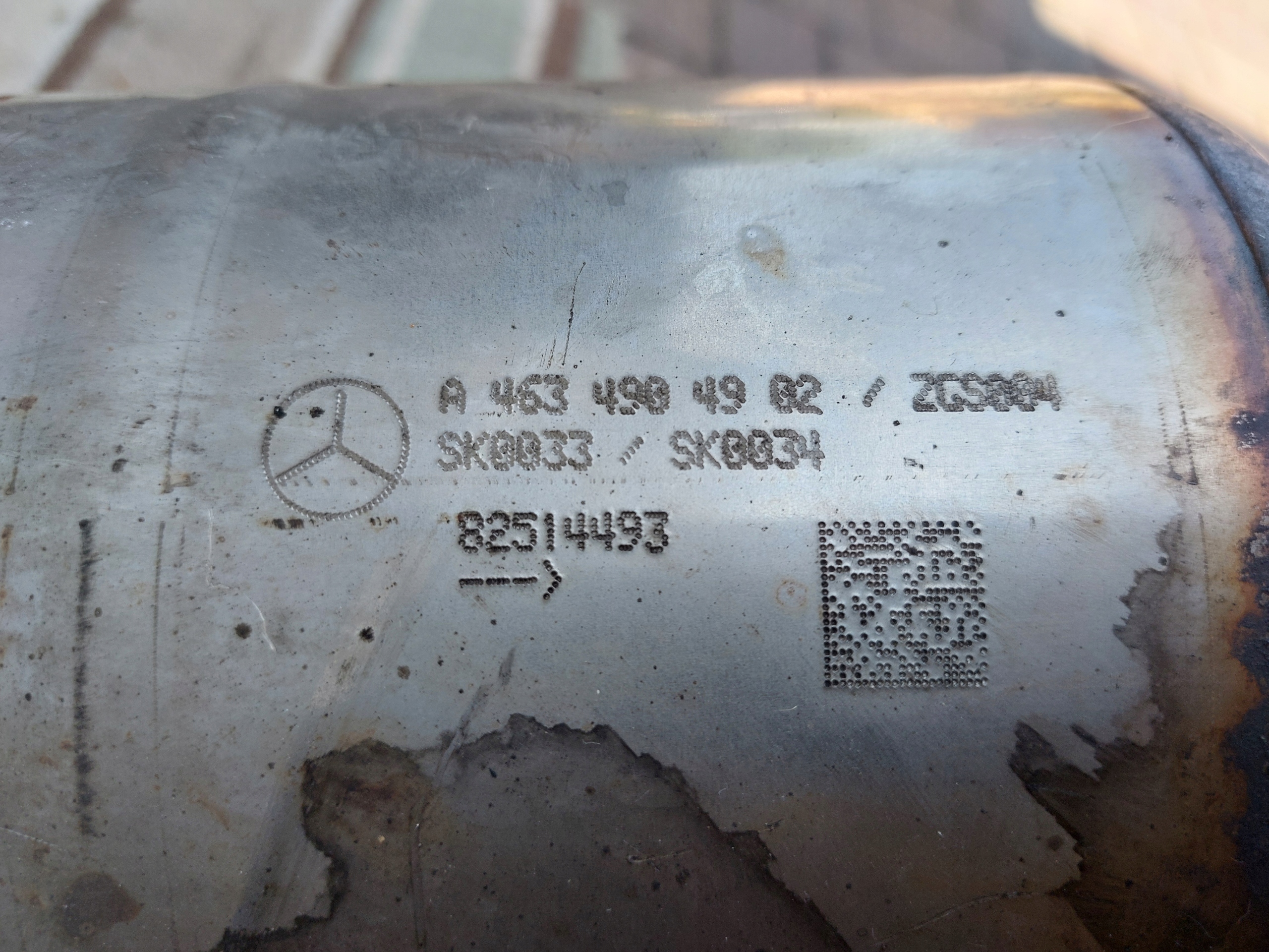 catalyst 4.0D MERCEDES 20r W463/4 A4634904902