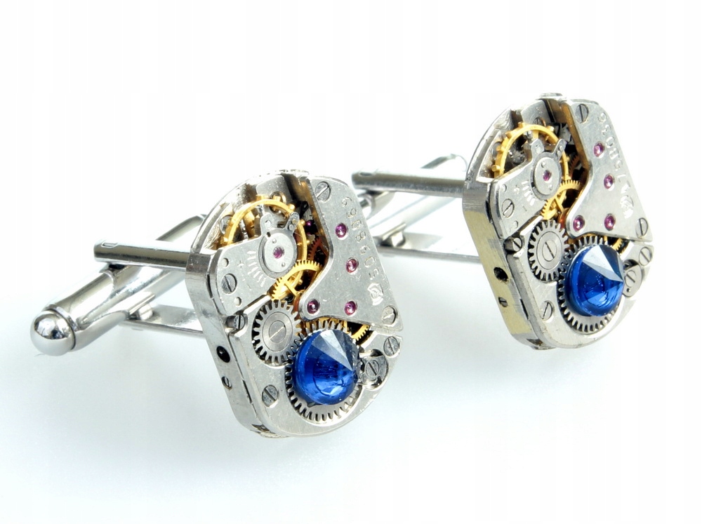 Spony S Kamenem Squares II Deep Navy