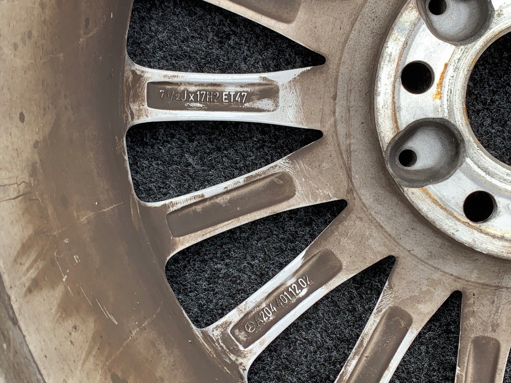 Mercedes C-klasa w204 alufelga 7,5jx17 A2044011202 Kod producenta A2044011202