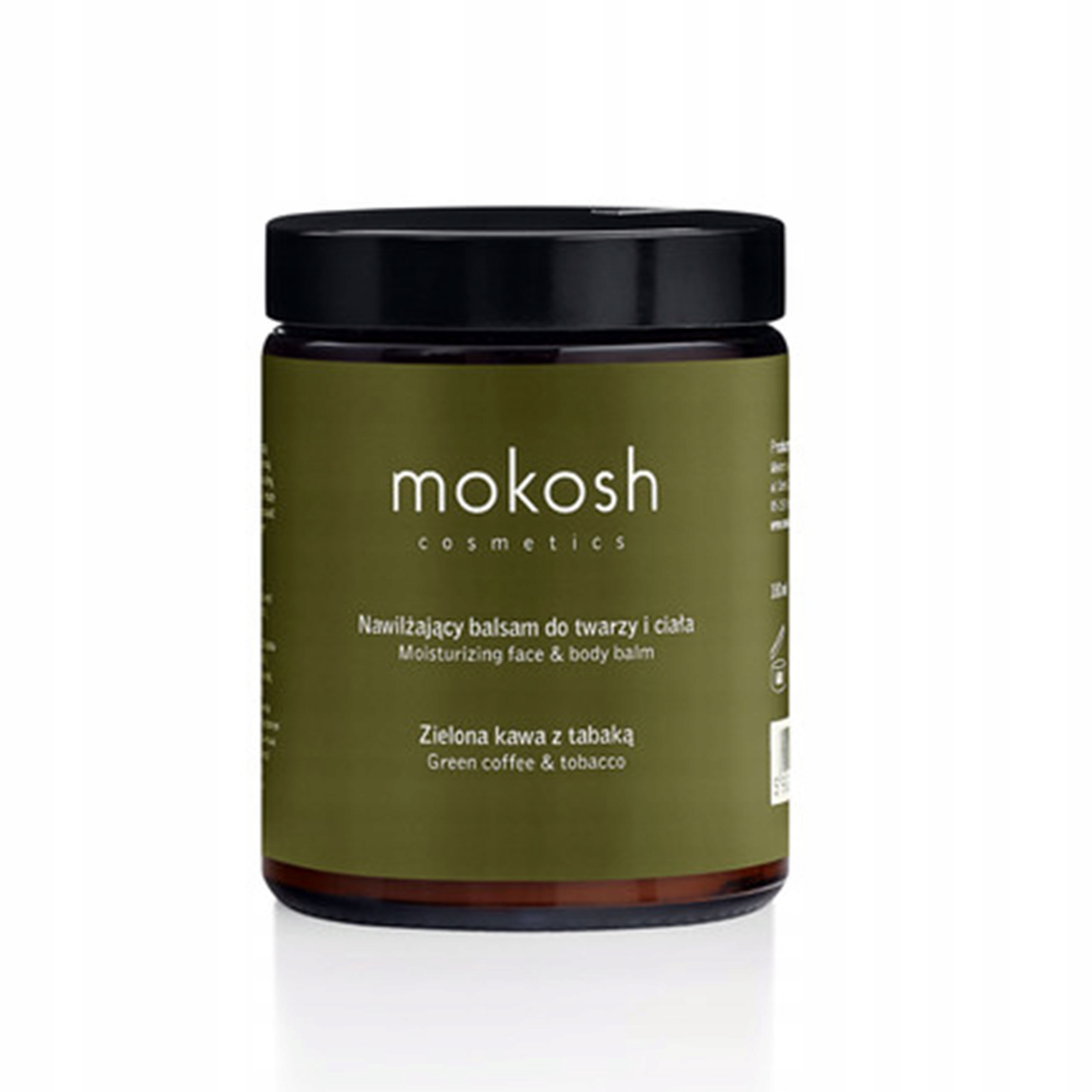 Mokosh Hydratační balzám na obličej a tělo Zelená káva s tabákem 180 ml