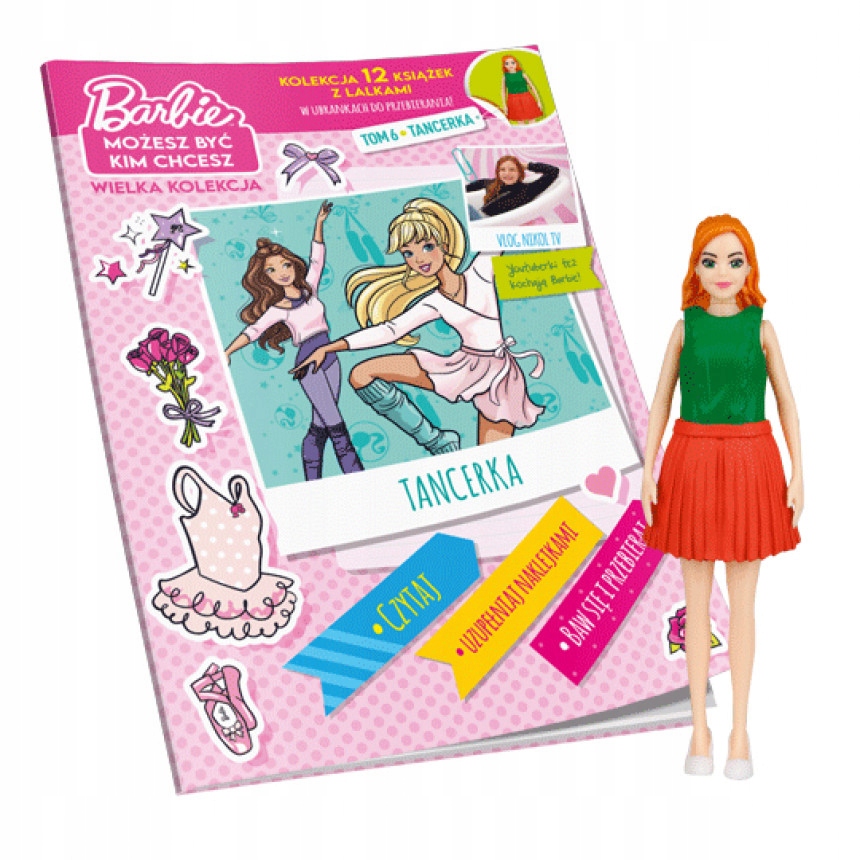 Barbie Lalka Tancerka Laleczka, Naklejki 6