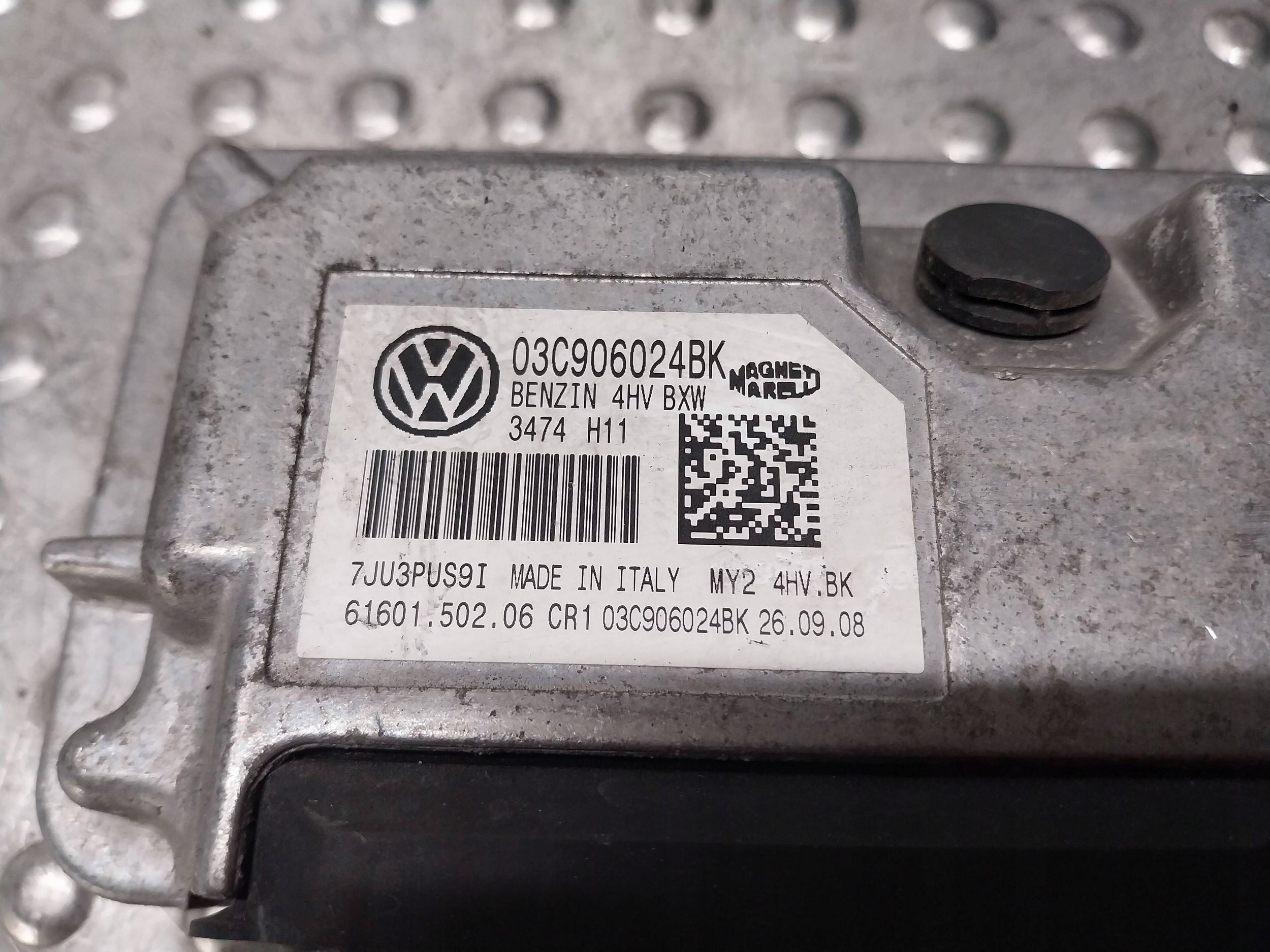 computer control unit of the engine 03C906024BK SEAT IBIZA IV 6J 1.4 16V