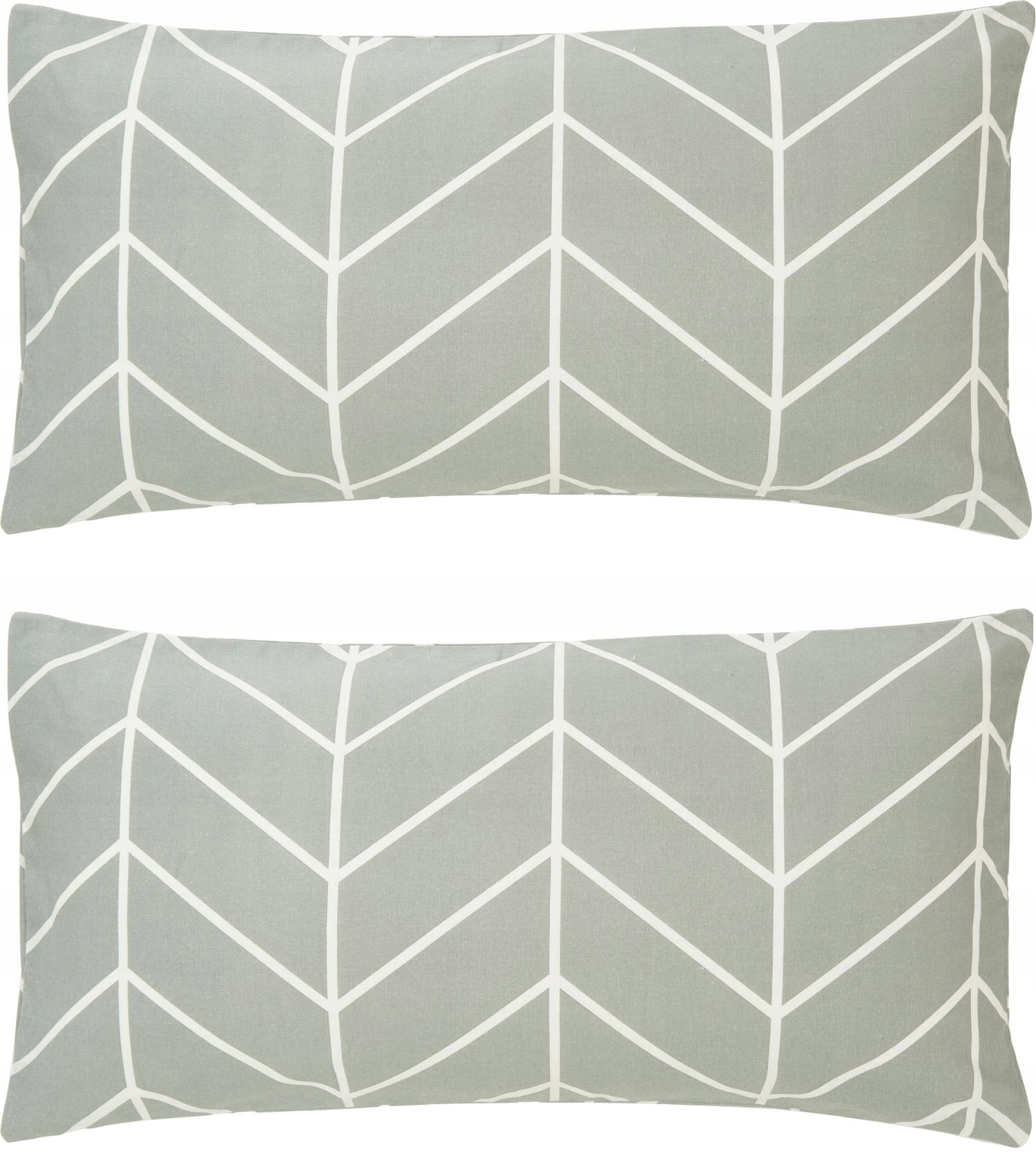 

Zestaw 2 flanelowych poszewek na poduszki 40x80