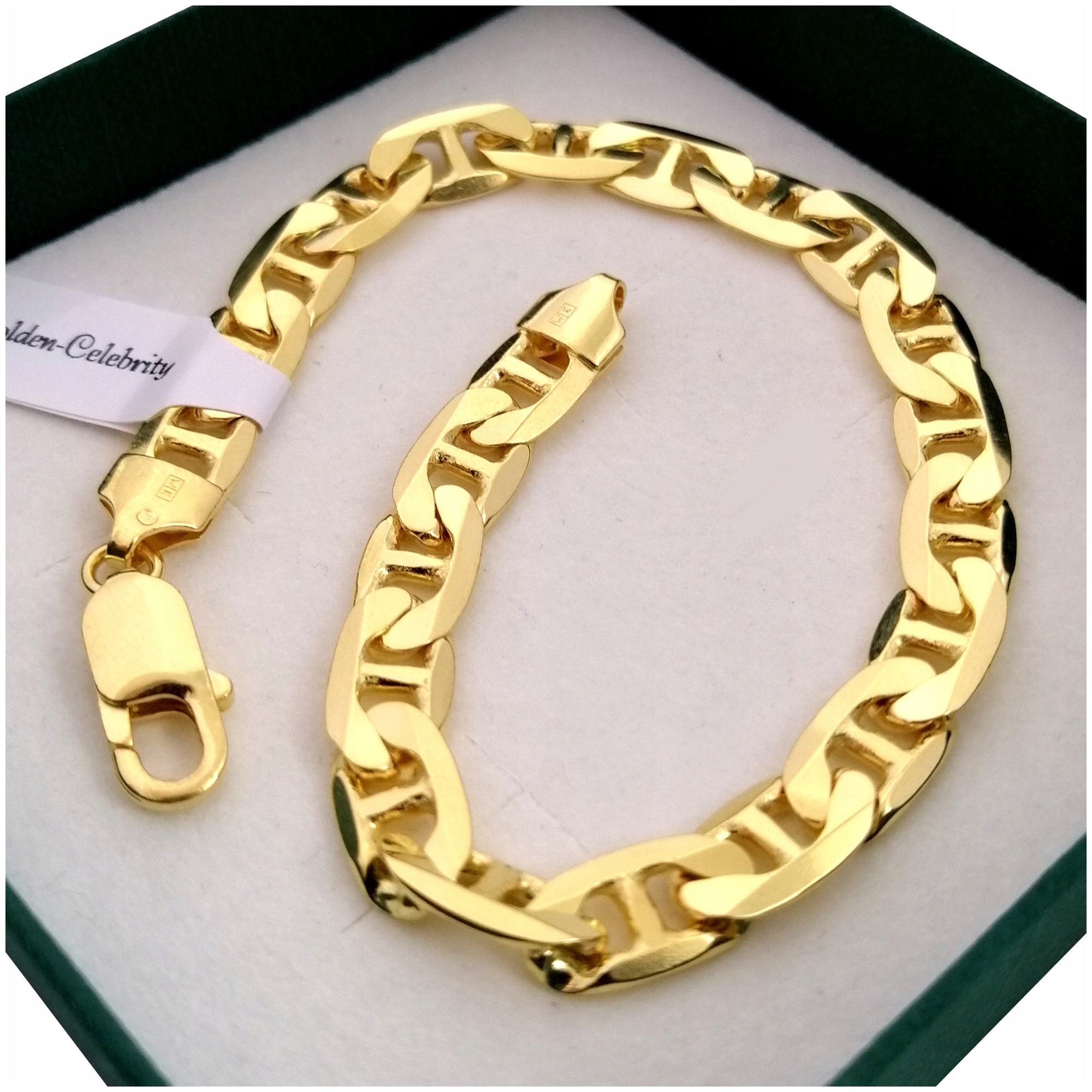 Elegantní Pánský Náramek Gucci 23 CM 7,5 MM Dárek Pro Chlapa Bonus