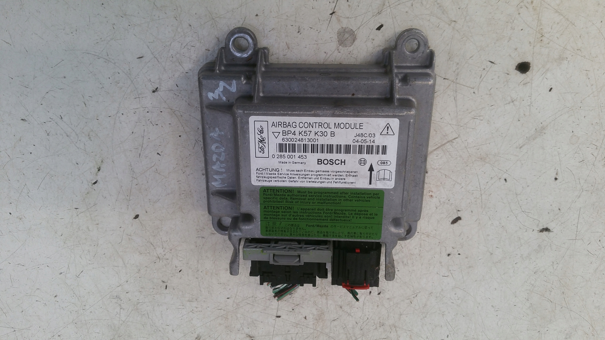 airbags sensor adjuster kpl Mazda 3
