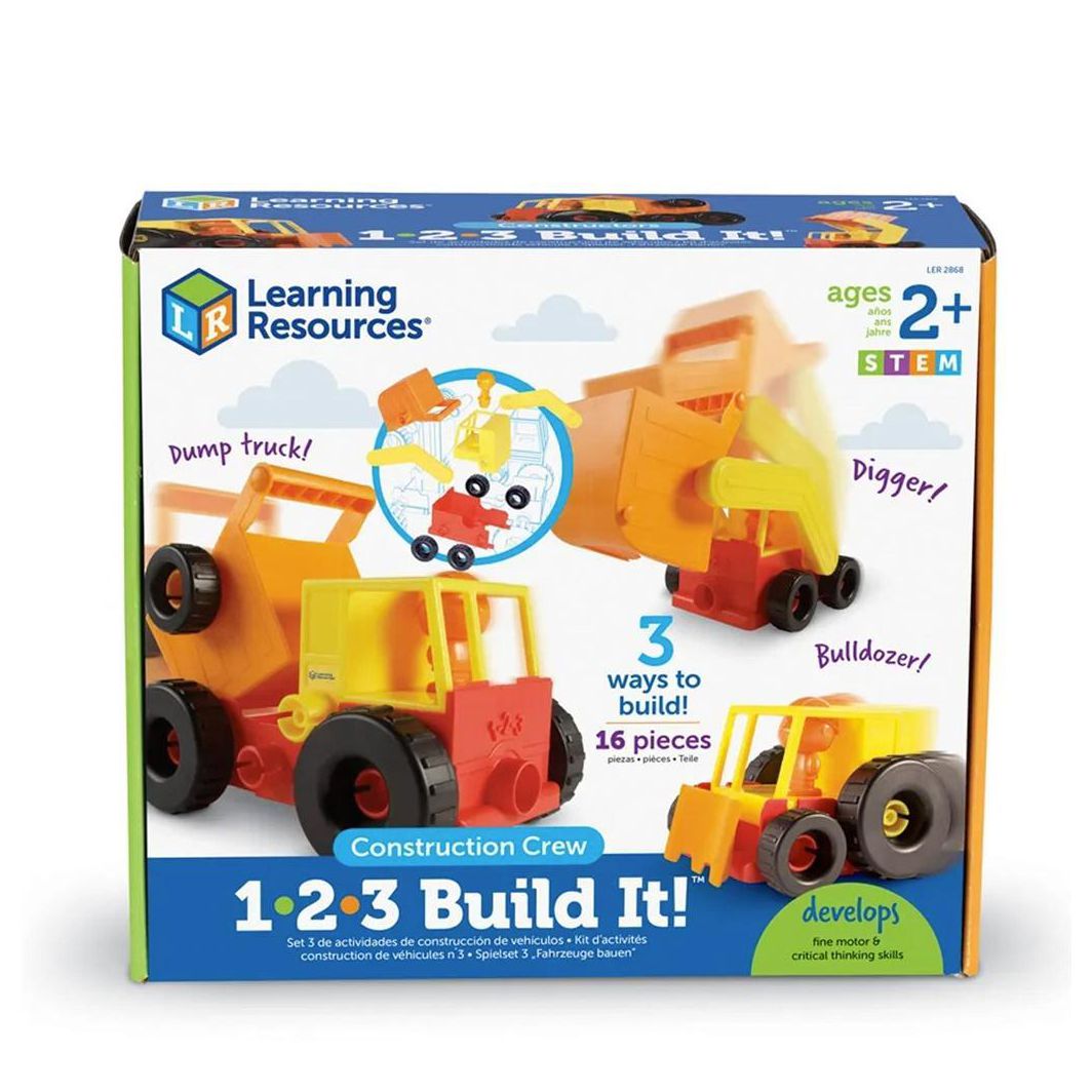 POJAZDY, ZESTAW KONSTRUKCYJNY, SPYCHACZ, KOPARKA