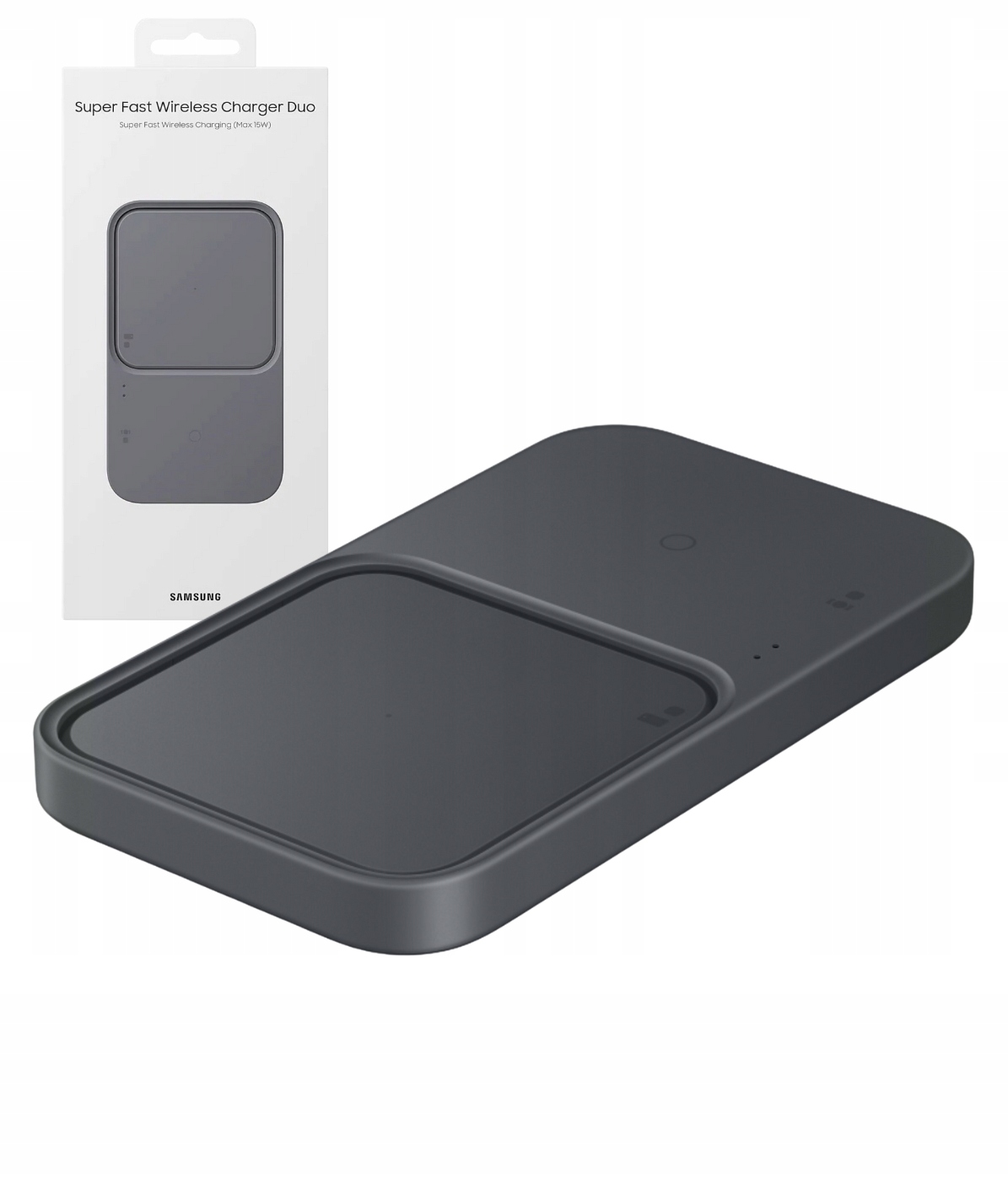 Org Bezdrátová indukční nabíječka Samsung Duo, černá