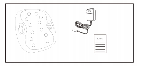 DUŻA PODUSZKA MASUJĄCA SHIATSU SWING MATA 3D Stan opakowania oryginalne