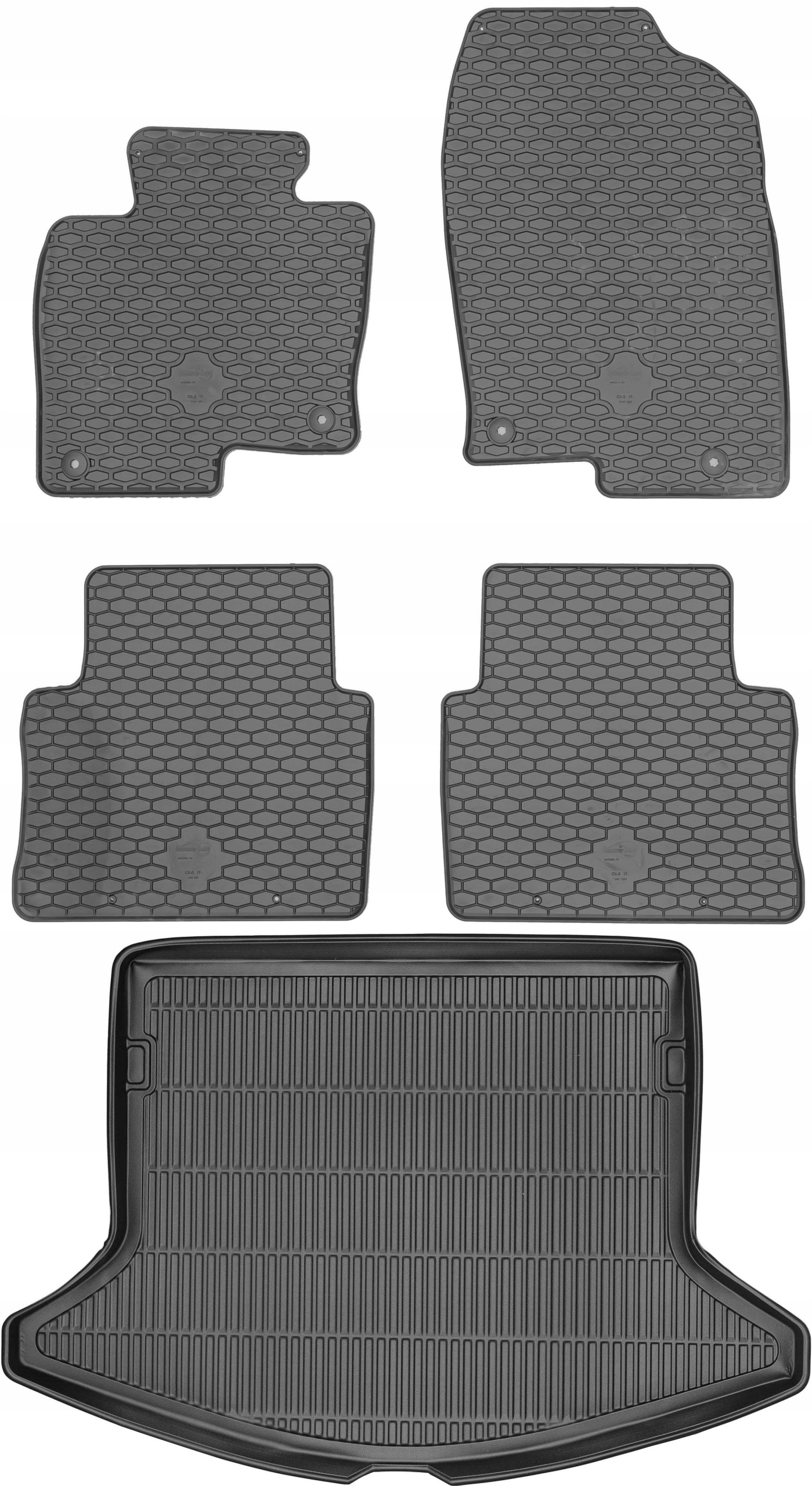 Mazda CX-5 II Suv 2017- Gumové stierače rohož batožinového priestoru