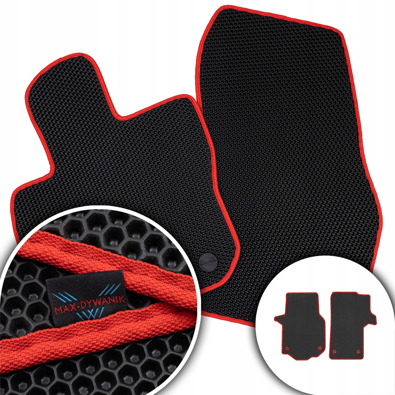 Vw Crafter II 2os 2016- Koberce Eva Eternity Čierne Honey