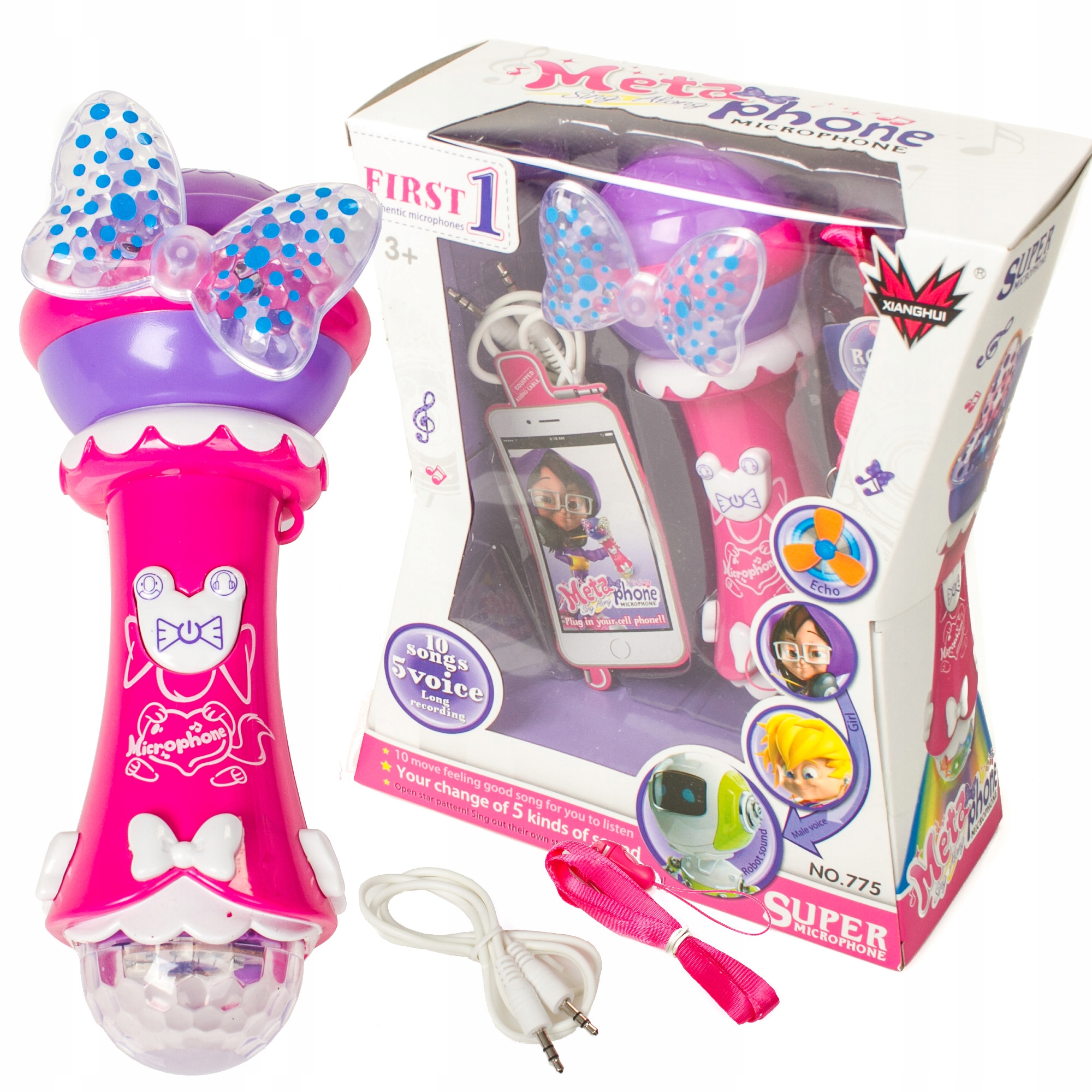 

Mikrofon Dla Dzieci Karaoke MP3 Efekty Nagrywanie