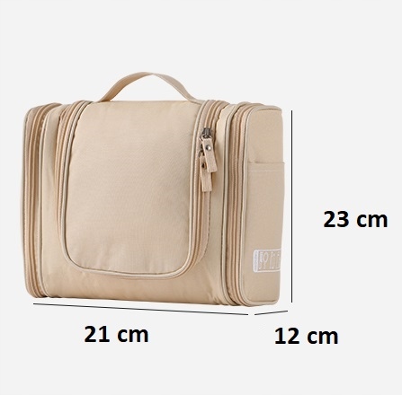 KOSMETYCZKA WISZĄCA PODRÓŻNA Z HACZYKIEM BEŻOWA XL Cechy dodatkowe brak