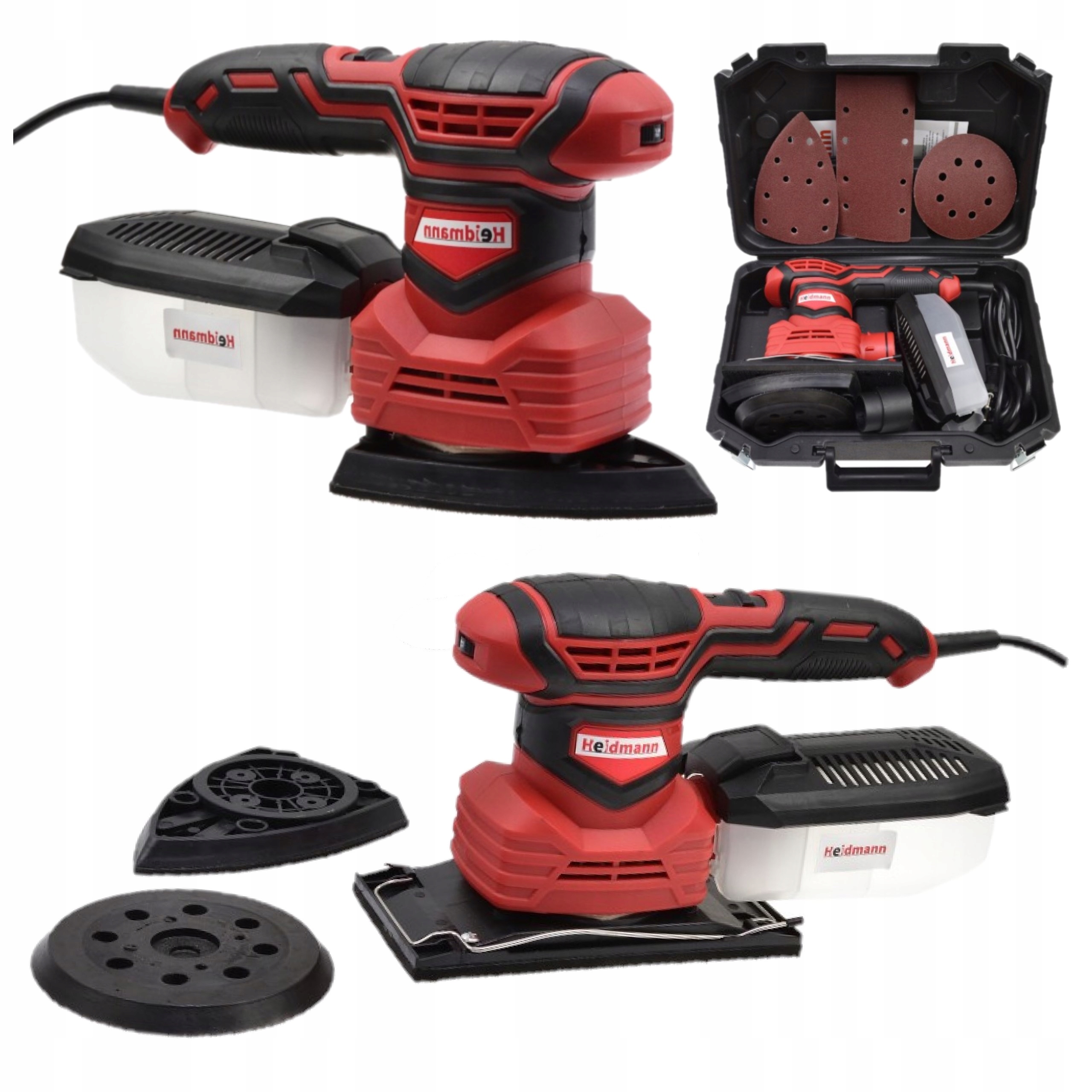 SZLIFIERKA OSCYLACYJNA MIMOŚRODOWA 3W1 1200W MULTISZLIFIERKA 7000-12000RPM