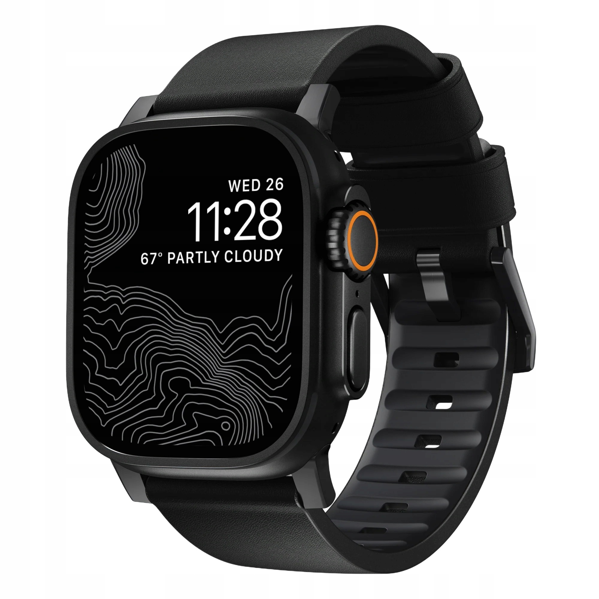Nomad Active Band Pro kožený řemínek pro Apple Watch 4/5/6/7/8/9/SE 44/45 mm