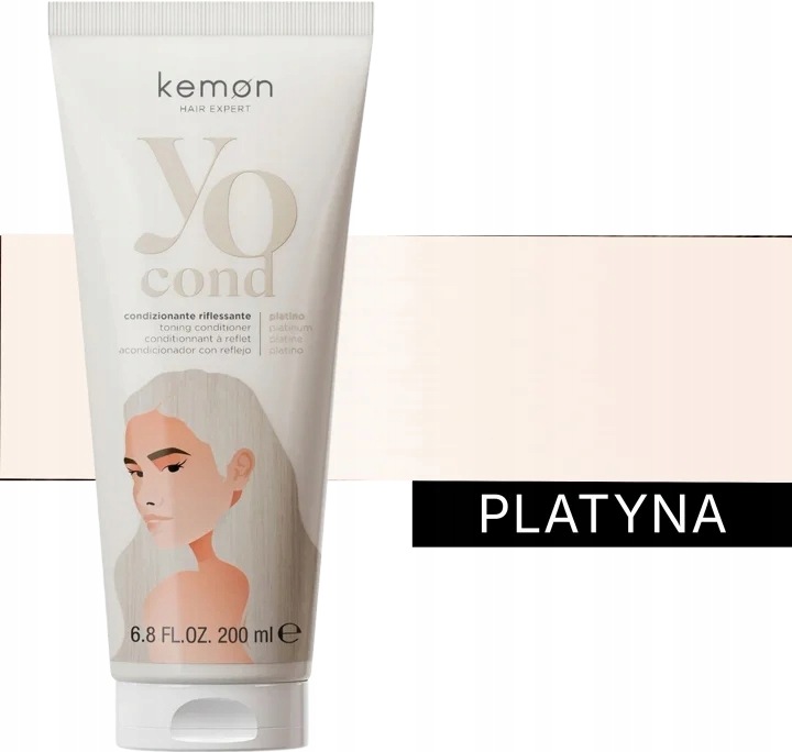 Kemon Yo Cond barvicí kondicionér Platino platina 200 ml