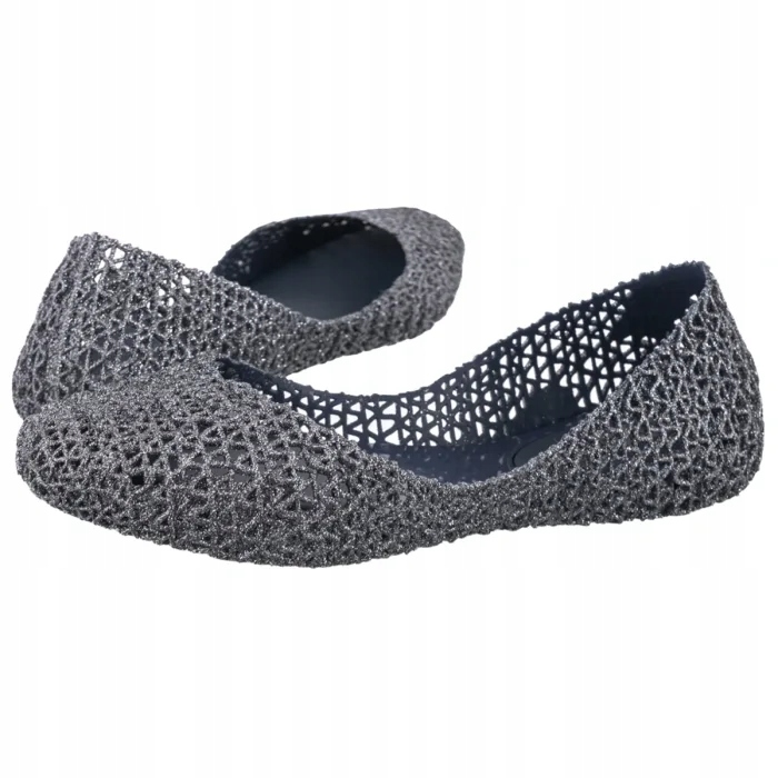 Dámské baleríny Melissa Campana Papel VII 31512 Blue Modré