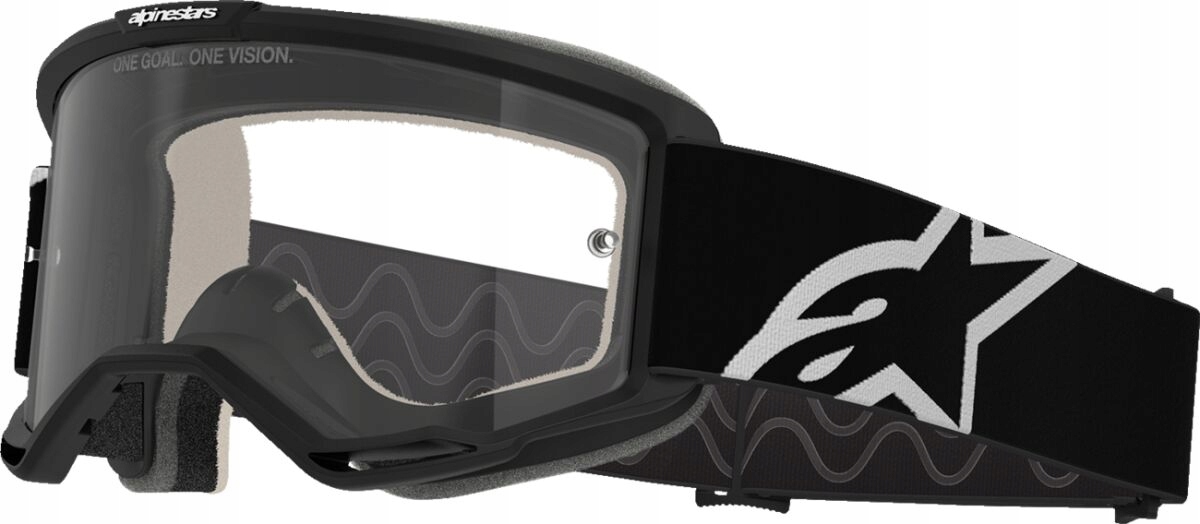 Gogle Na Crossa Alpinestars Vision 5 Corp Black/clear 5101725-1425