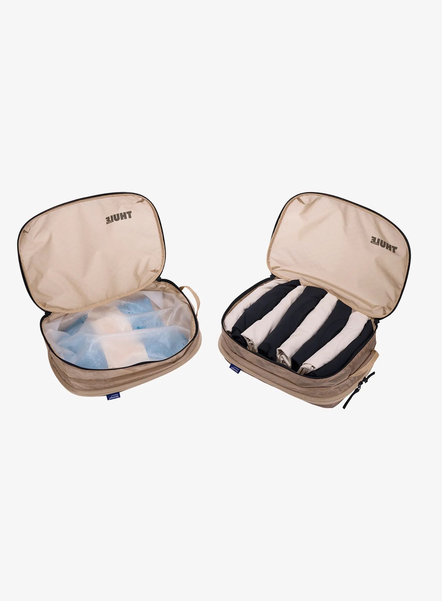 Cestovní organizér Thule Clean/Dirty Packing Cube – světle béžový
