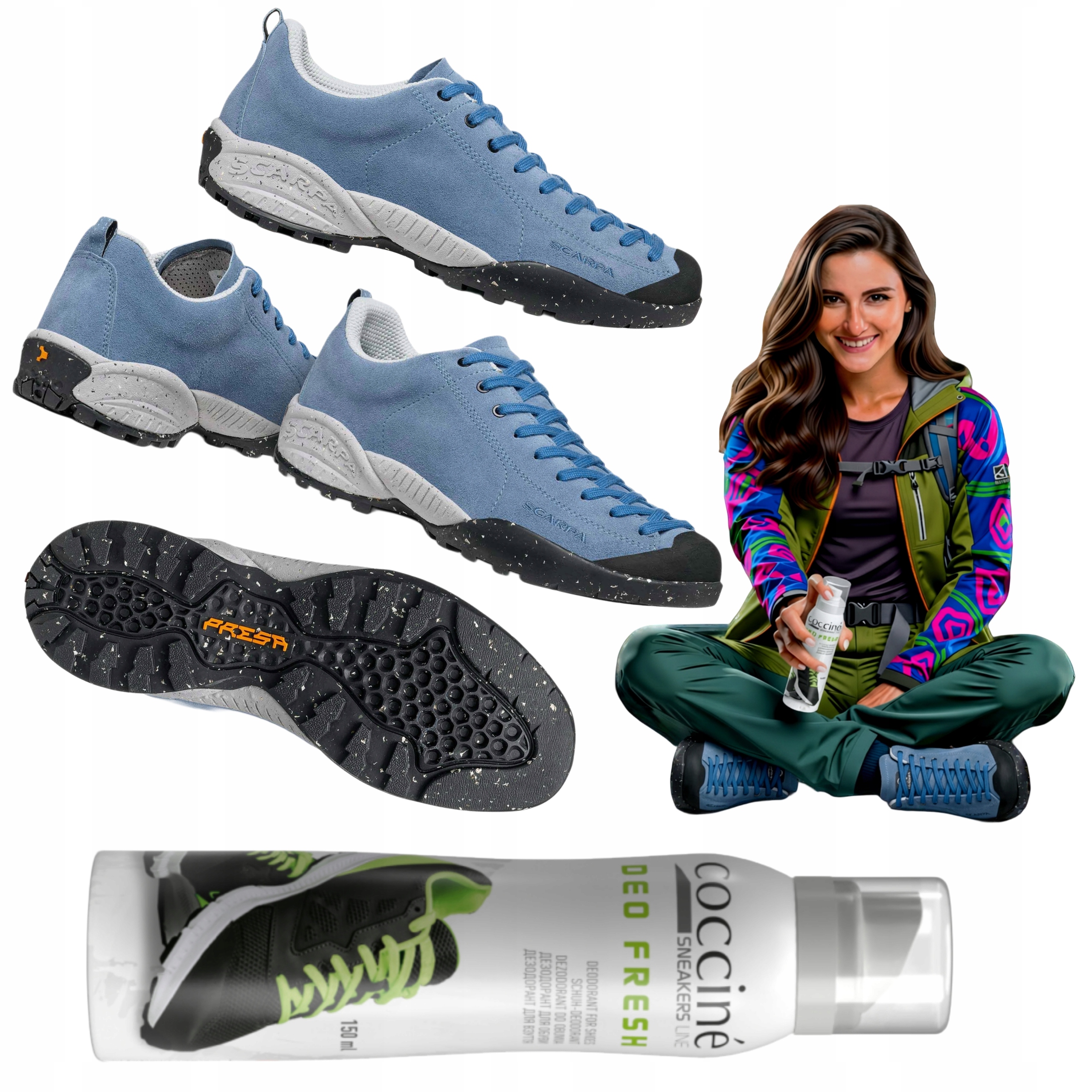 Dámské sportovní trekové boty Scarpa Mojito 41 Dárek Deodorant zdarma