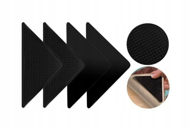 

Podkładki Antypoślizgowe Pod Dywan Trójkątne 4szt