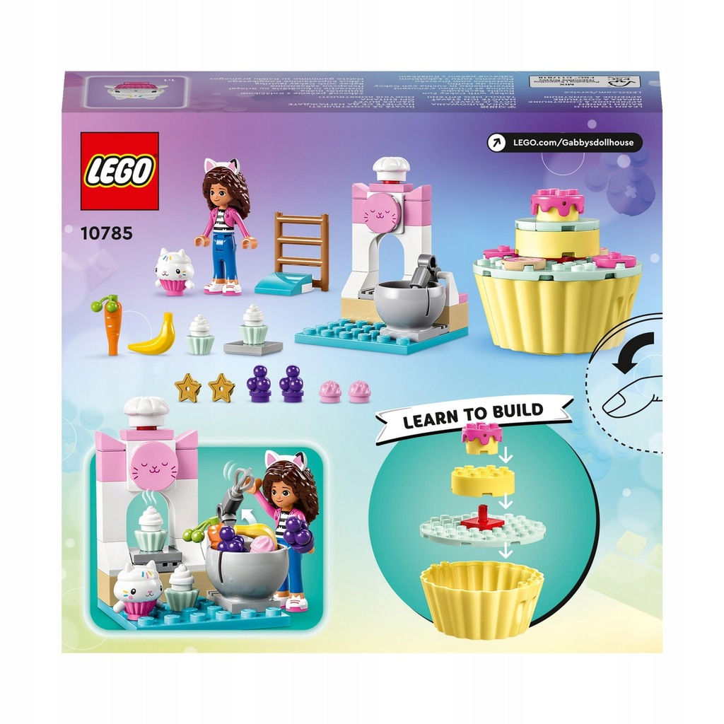 4w1 Lego Koci Domek Gabi 10785 Pieczenie Tortu z Łakotkiem Figurki Zestaw Rodzaj instrukcja