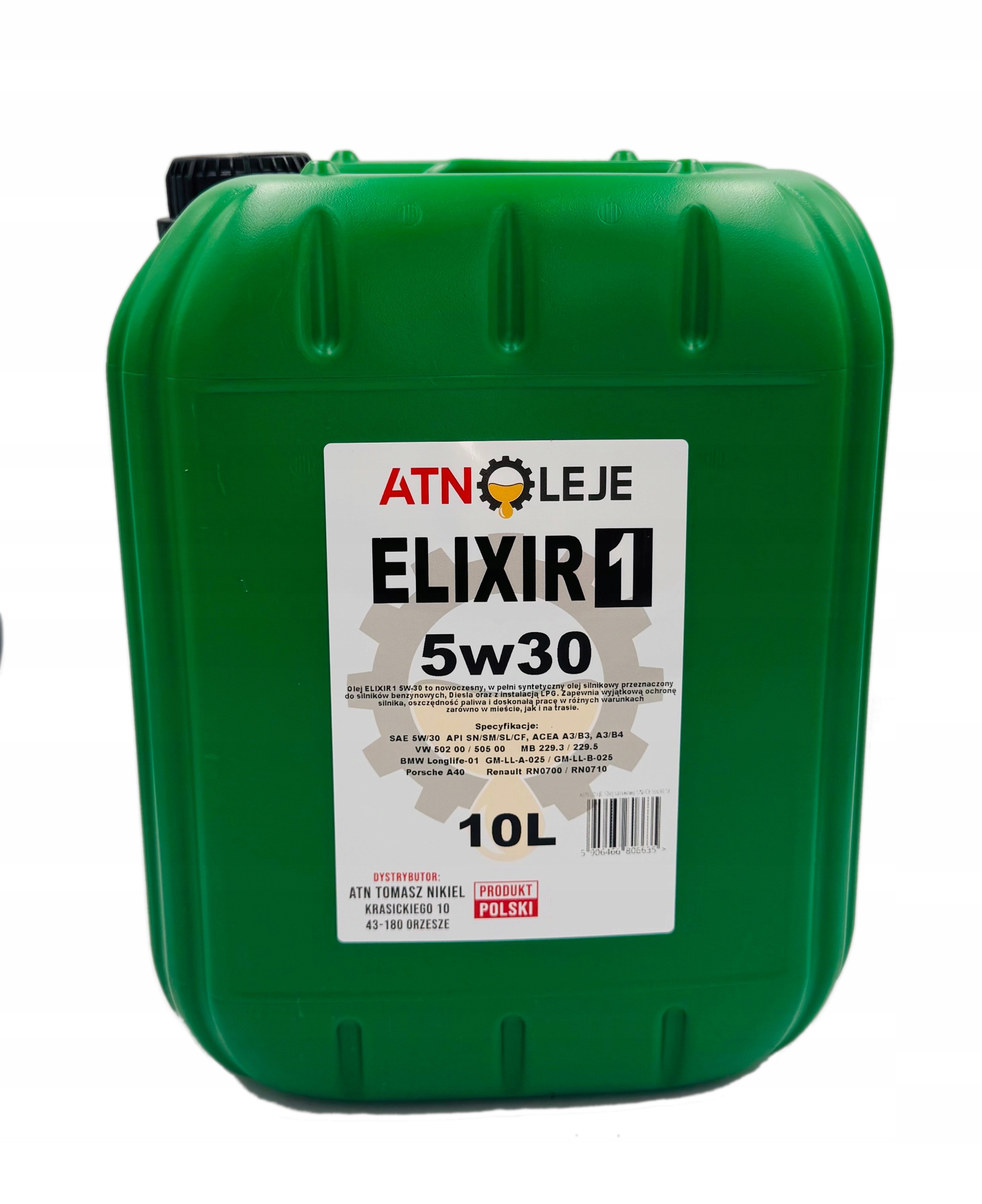 Olej silnikowy syntetyczny ELIXIR1 Sn/cf 5w30 10L