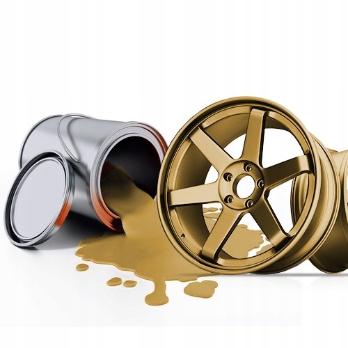 Lakier do Felg akrylowy Złoto, srebro czarny, perłowy 0,5L