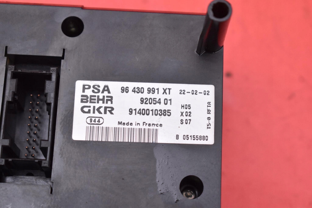control panel air conditioning devices KLIMY 96430991 PEUGEOT 307 1 and 01-05