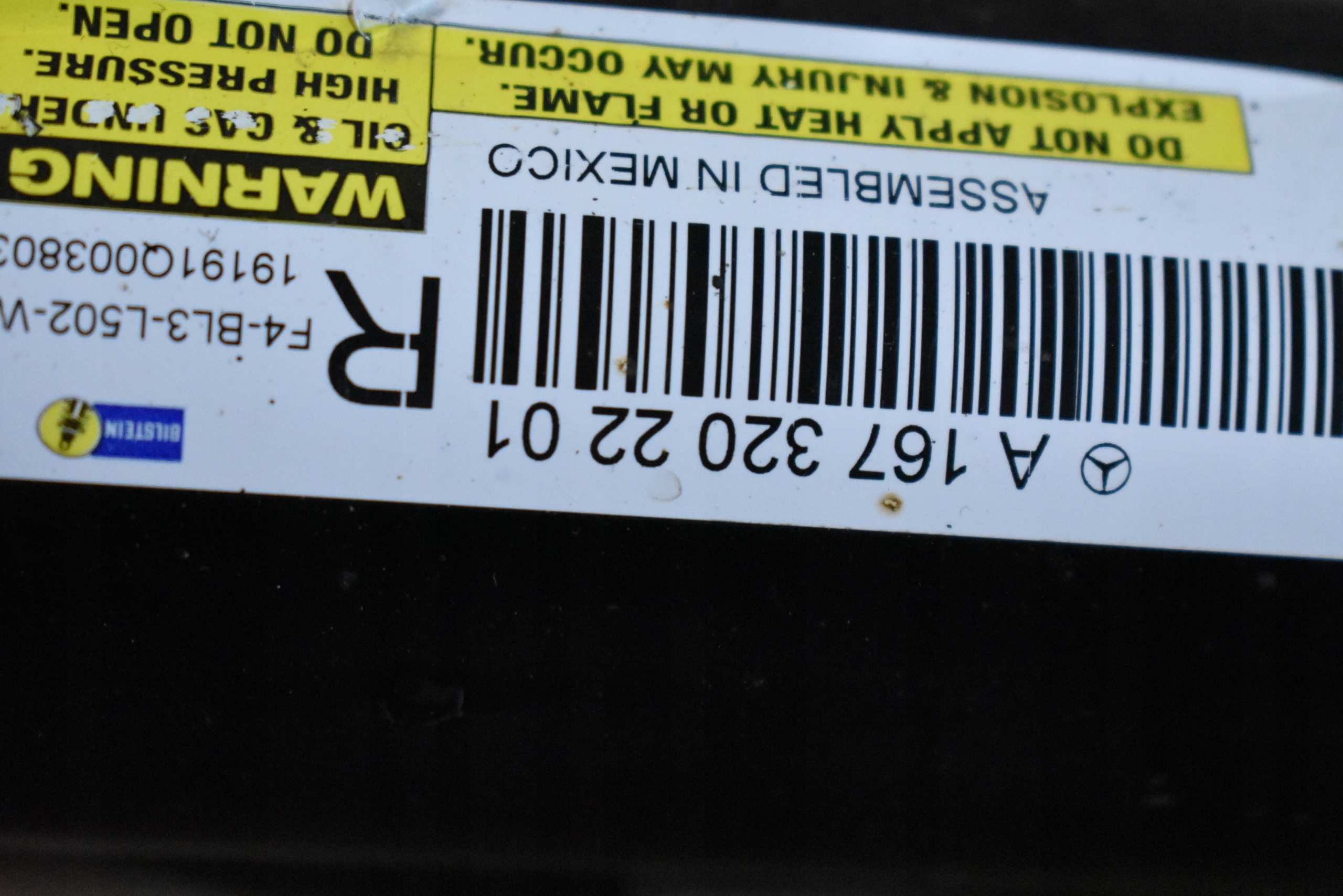 shock absorber rear right MERCEDES W167 1