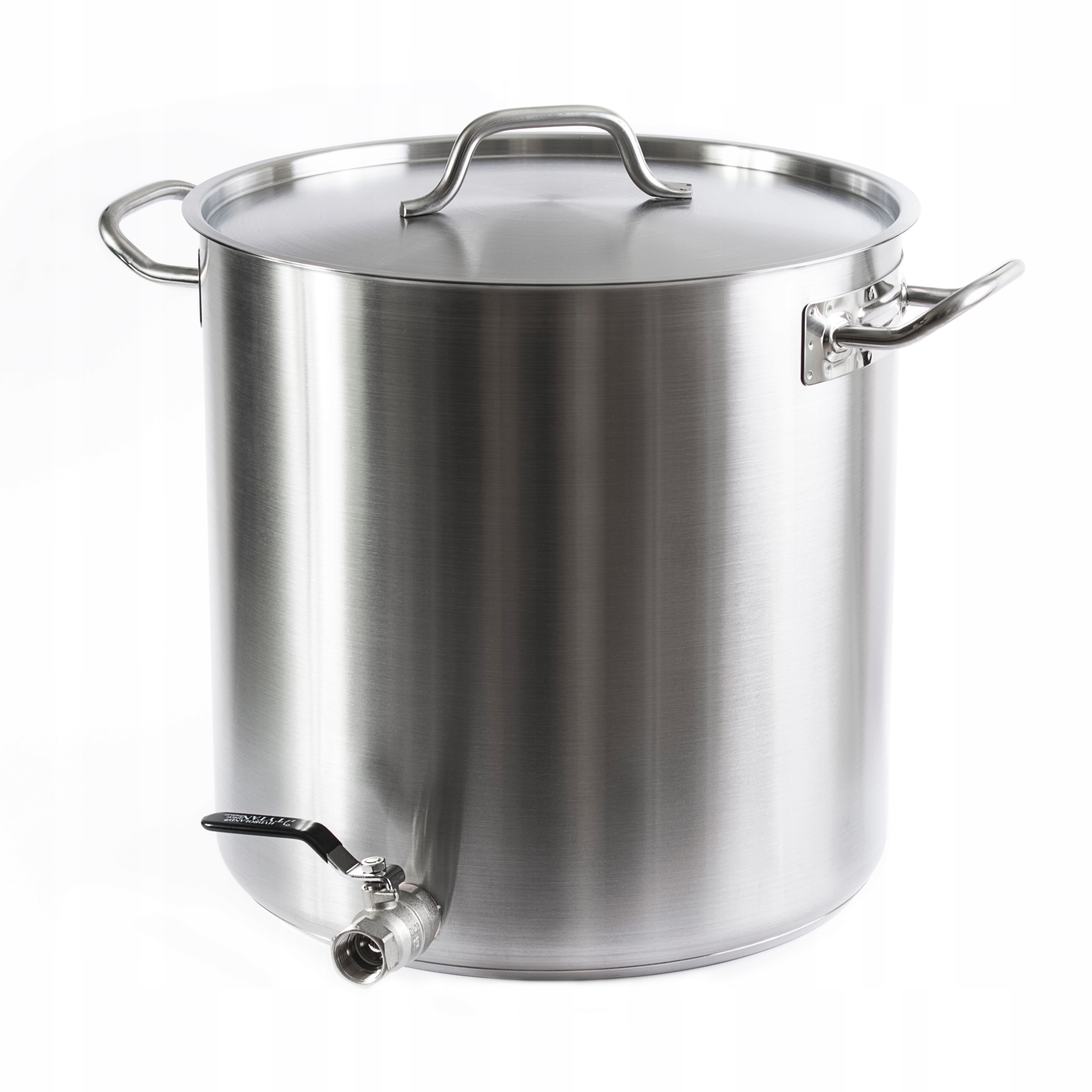 Garnek 35 l z kranem 1 cal stal nierdzewna grube d
