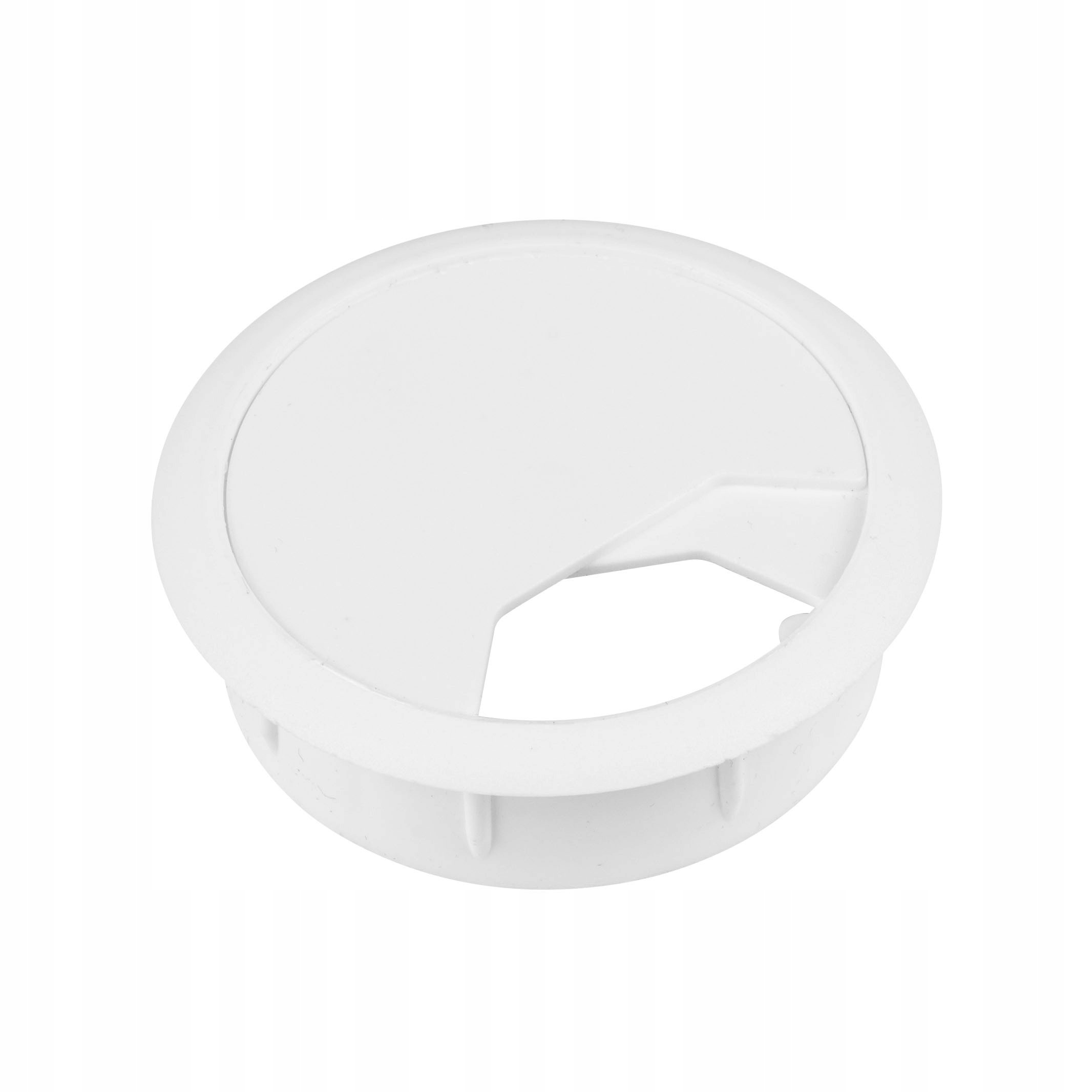 PRZEPUST KABLOWY FI60 MM PRZELOTKA OKRĄGŁA BIAŁY