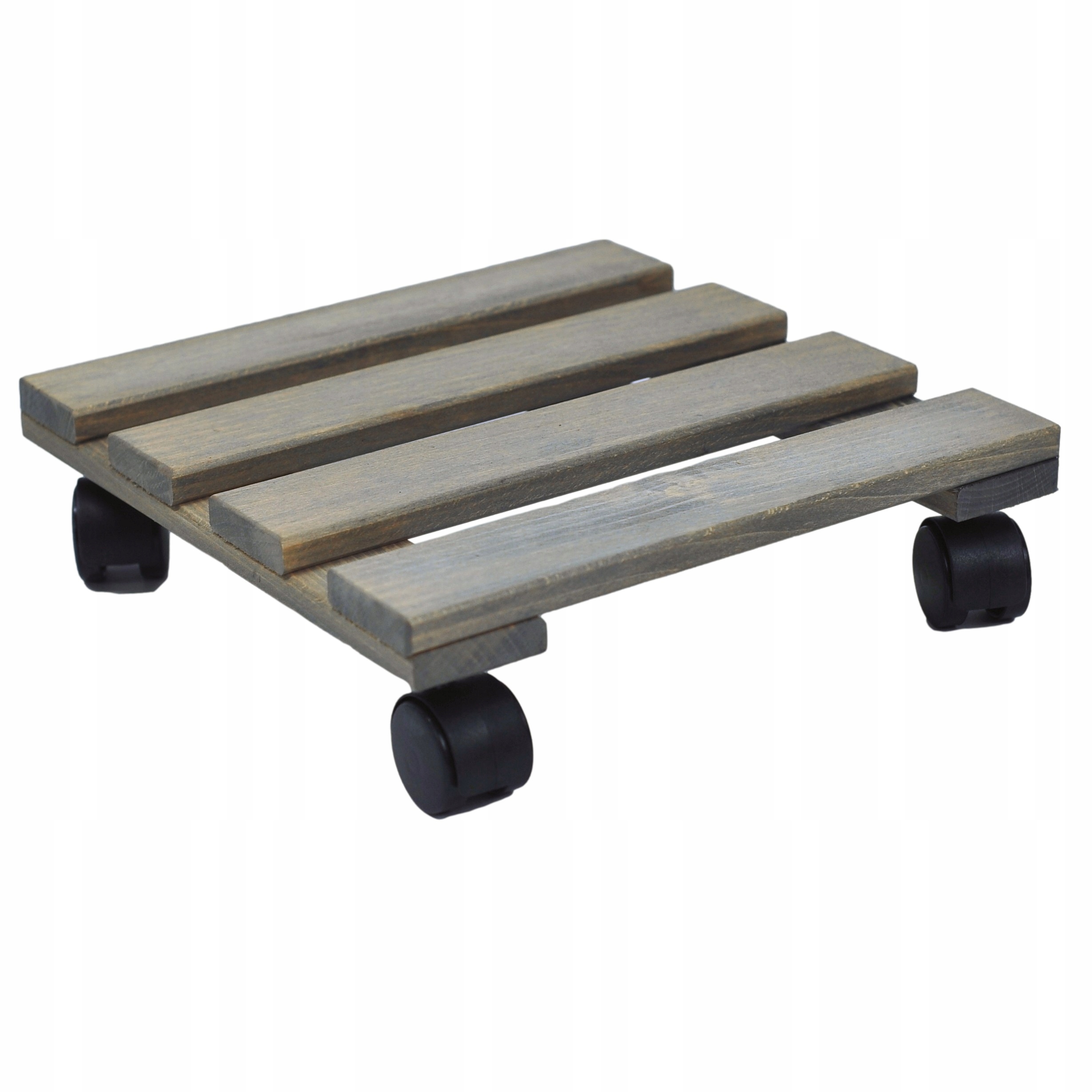 PODEST PODSTAWKA DREWNIANA POD KWIATEK DONICĘ DONICZKĘ NA KÓŁKACH SOLIDNA