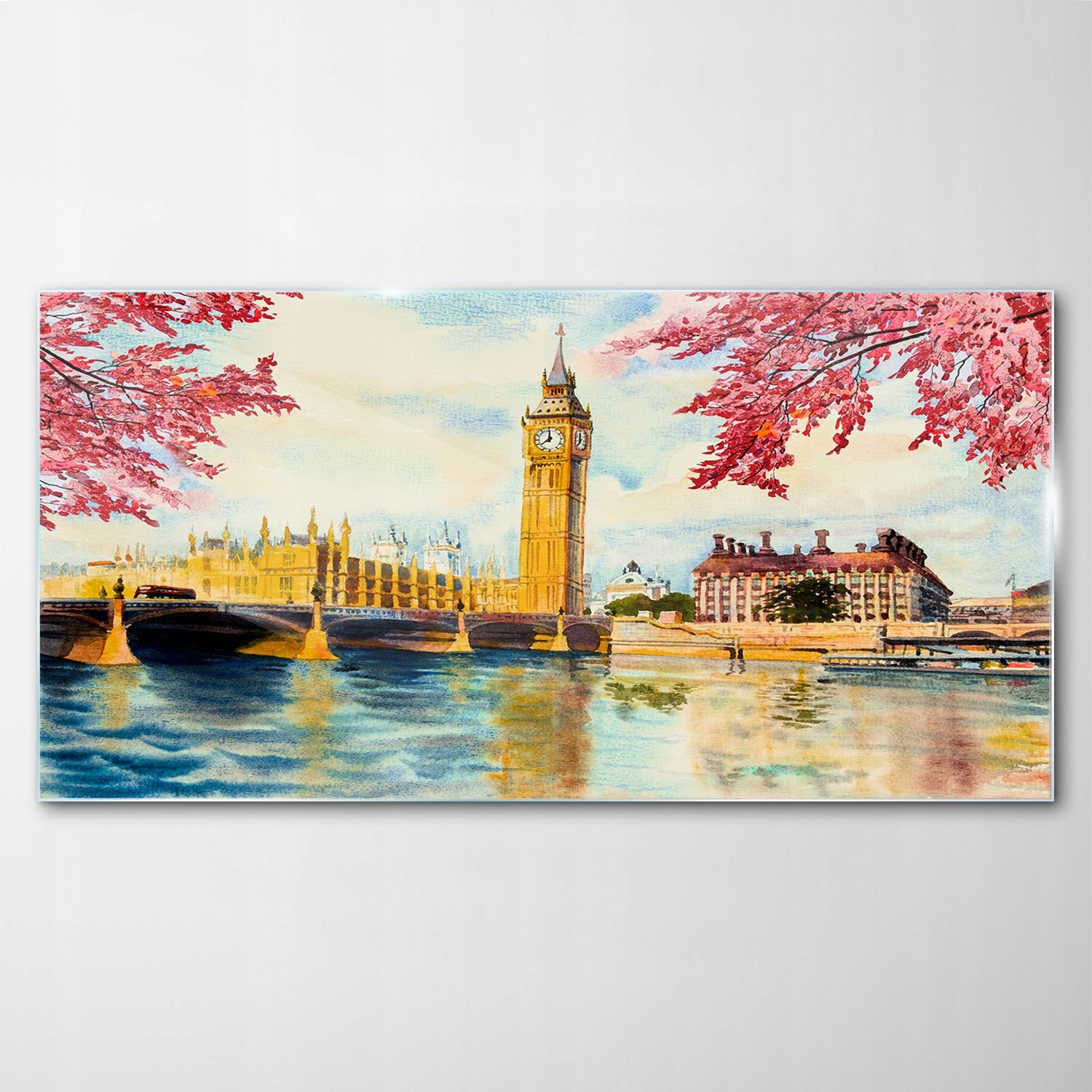 

Obraz na Szkle Dekor Londyn Miasto Big Ben 140x70
