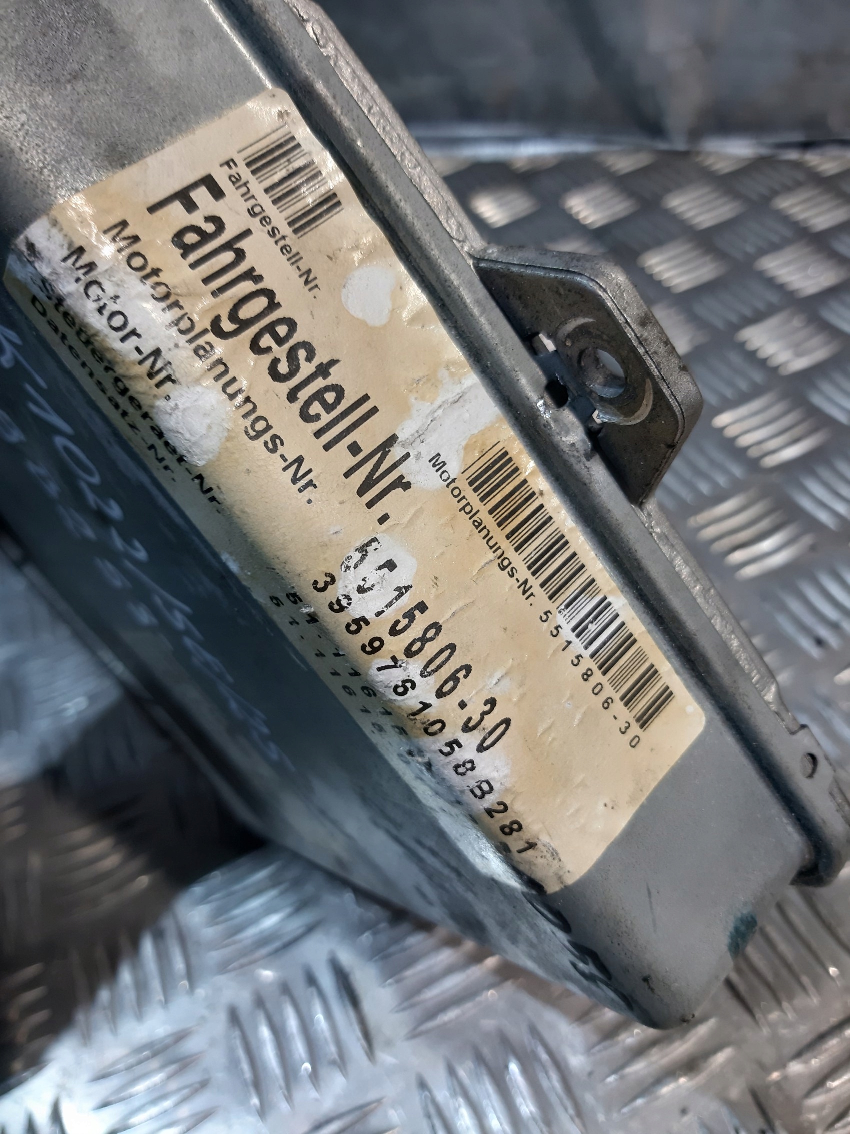 control unit of the engine BOSCH 0 281 001 521 MAN